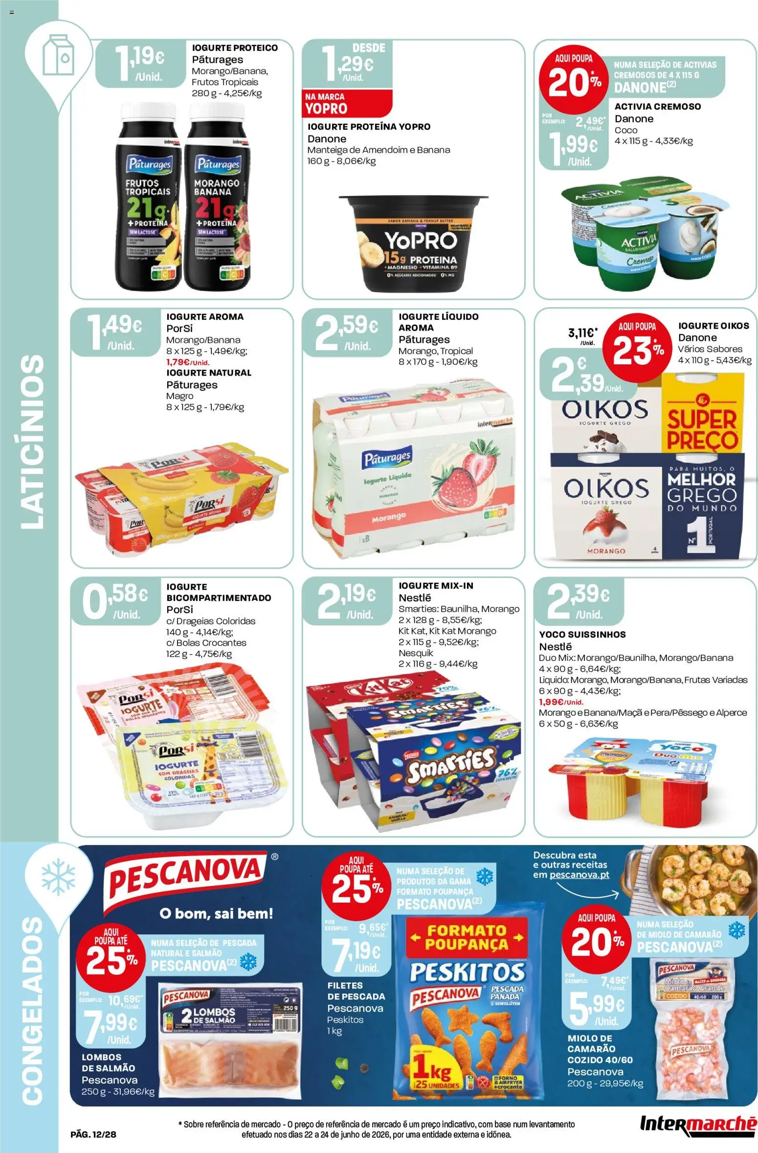Intermarché Folheto Contact │ válido de 30/07/2026 | Página: 12 | Produtos: Forno, Pescada, Base, Manteiga