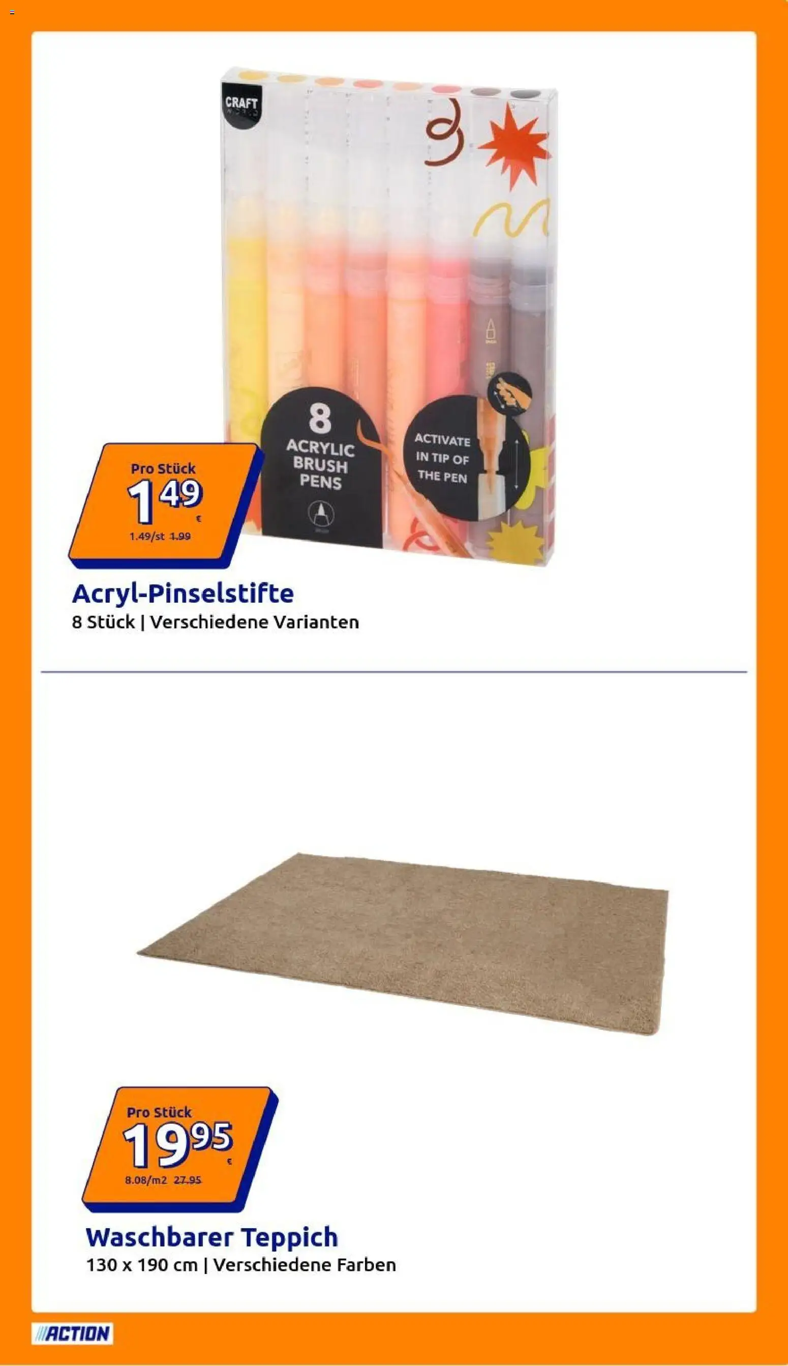 Action Flugblatt gültig ab 05.08.2026 | Seite: 9 | Produkte: Teppich