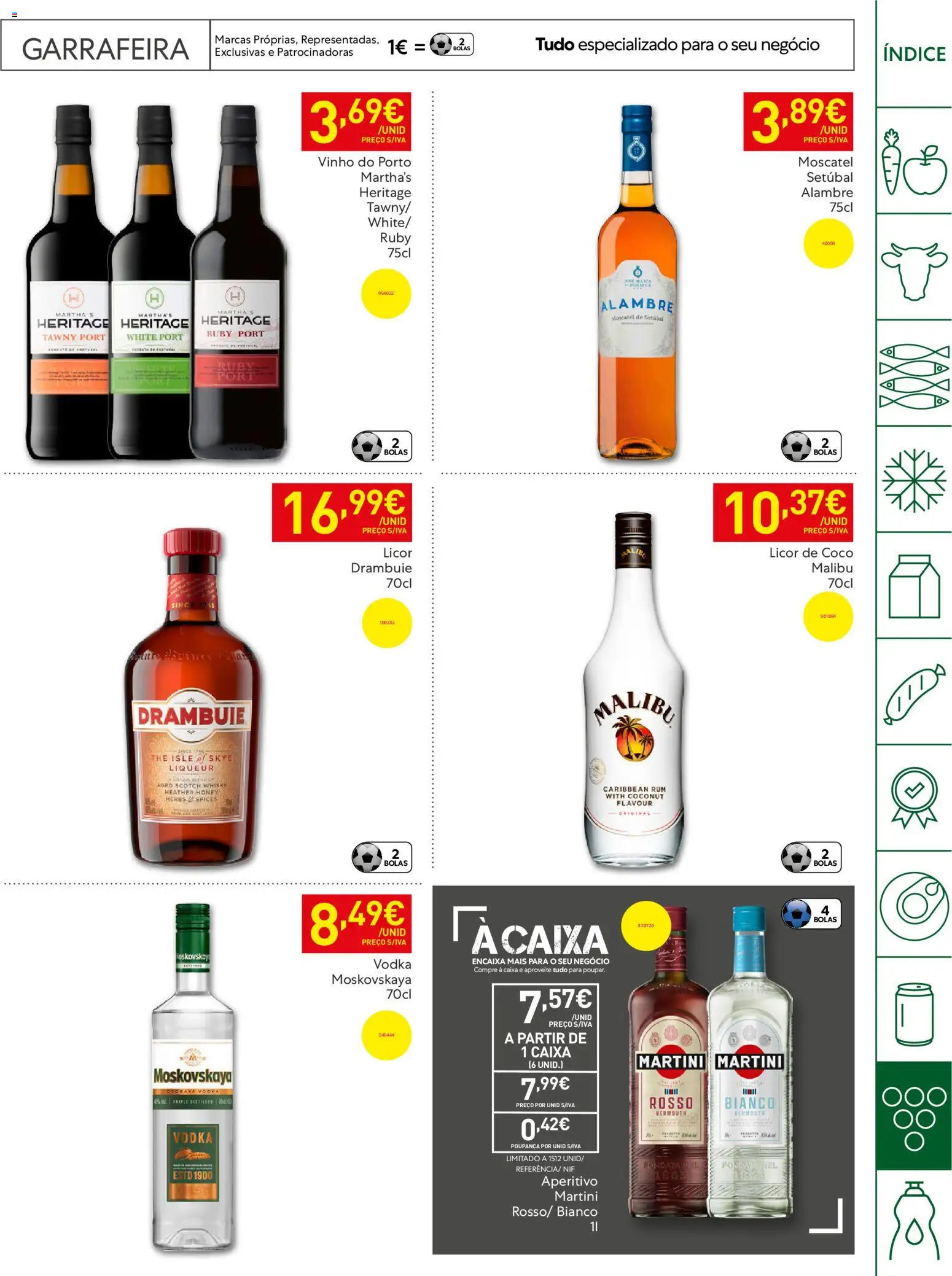 Recheio Horeca Madeira │ válido de 05.05.2026 | Página: 35 | Produtos: Whisky, Rum, Licor, Vodka