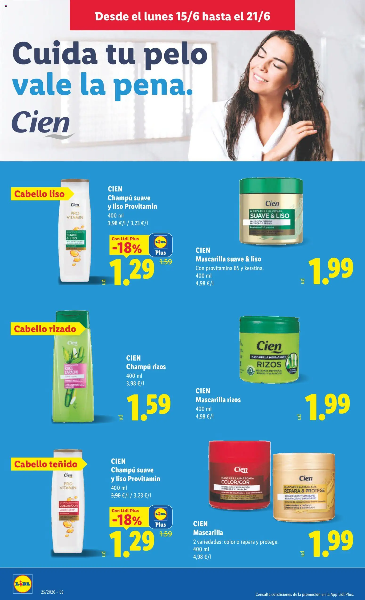 Lidl folleto Baleares │ válido desde el 15.06.2026 | Página: 34 | Productos: Máscara, Champú