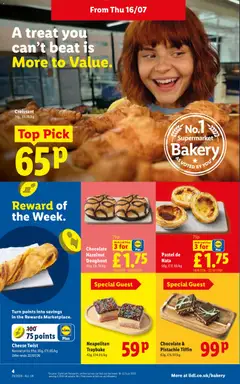 Preview of Weekly offers Lidl Scotland valid from 16/07/2026 | Page: 4 | Products: Cheese, Chocolate, Bakery