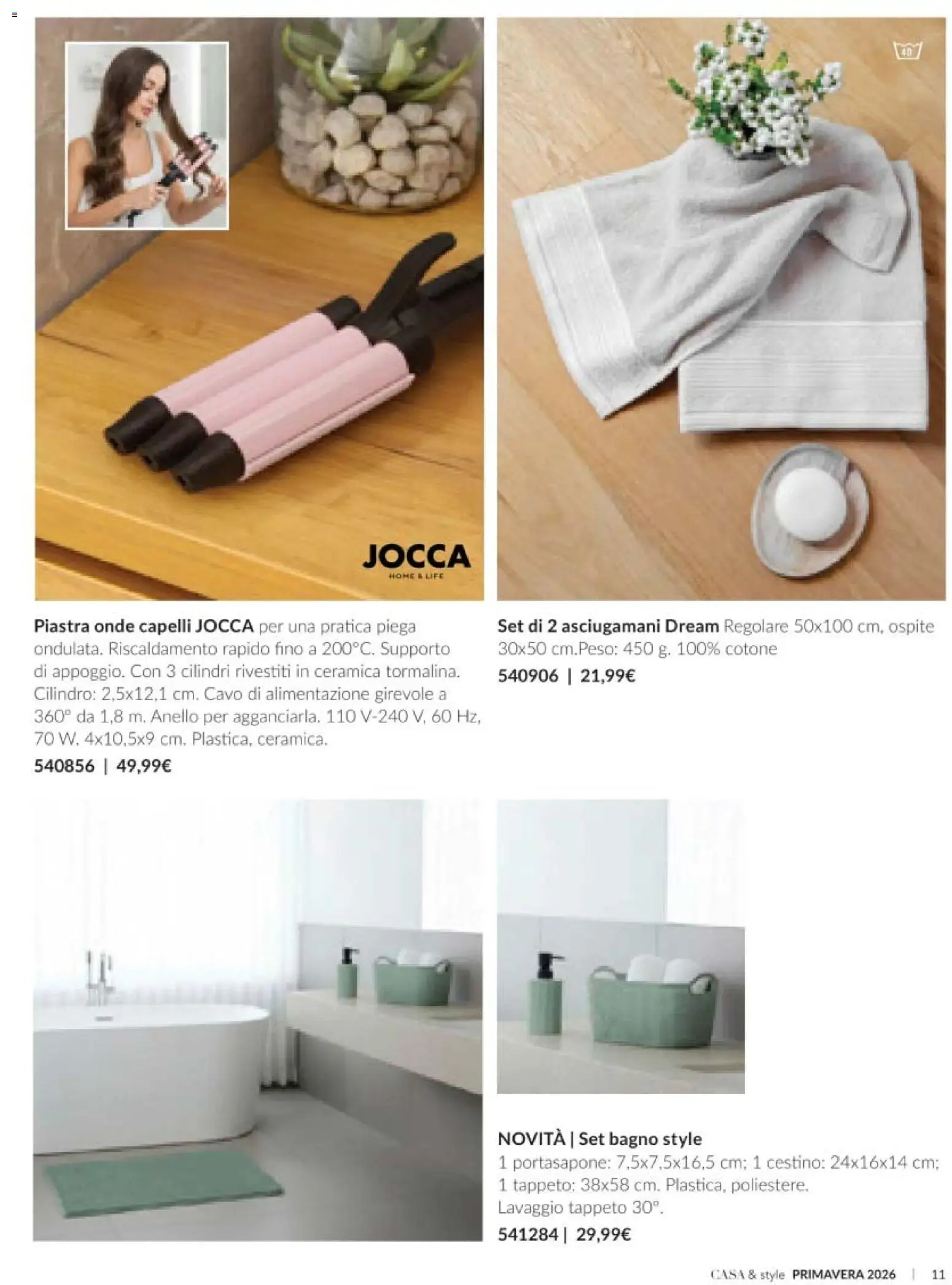 Volantino Avon del 01.04.2026 | Pagina: 11 | Prodotti: Cavo, Bagno, Cestino, Tappeto