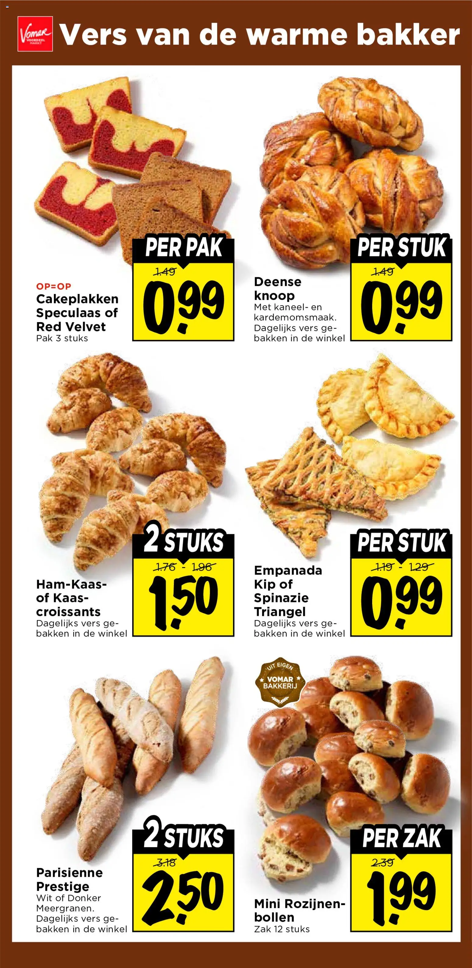{H1} | Pagina: 19 | Producten: Kaas, Rozijnen, Zak, Kip