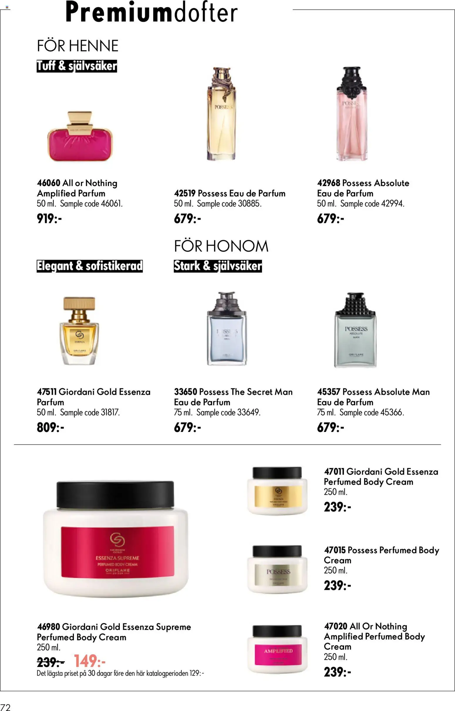 Oriflame reklamblad aktuell från 05/08/2026 | Sida: 72