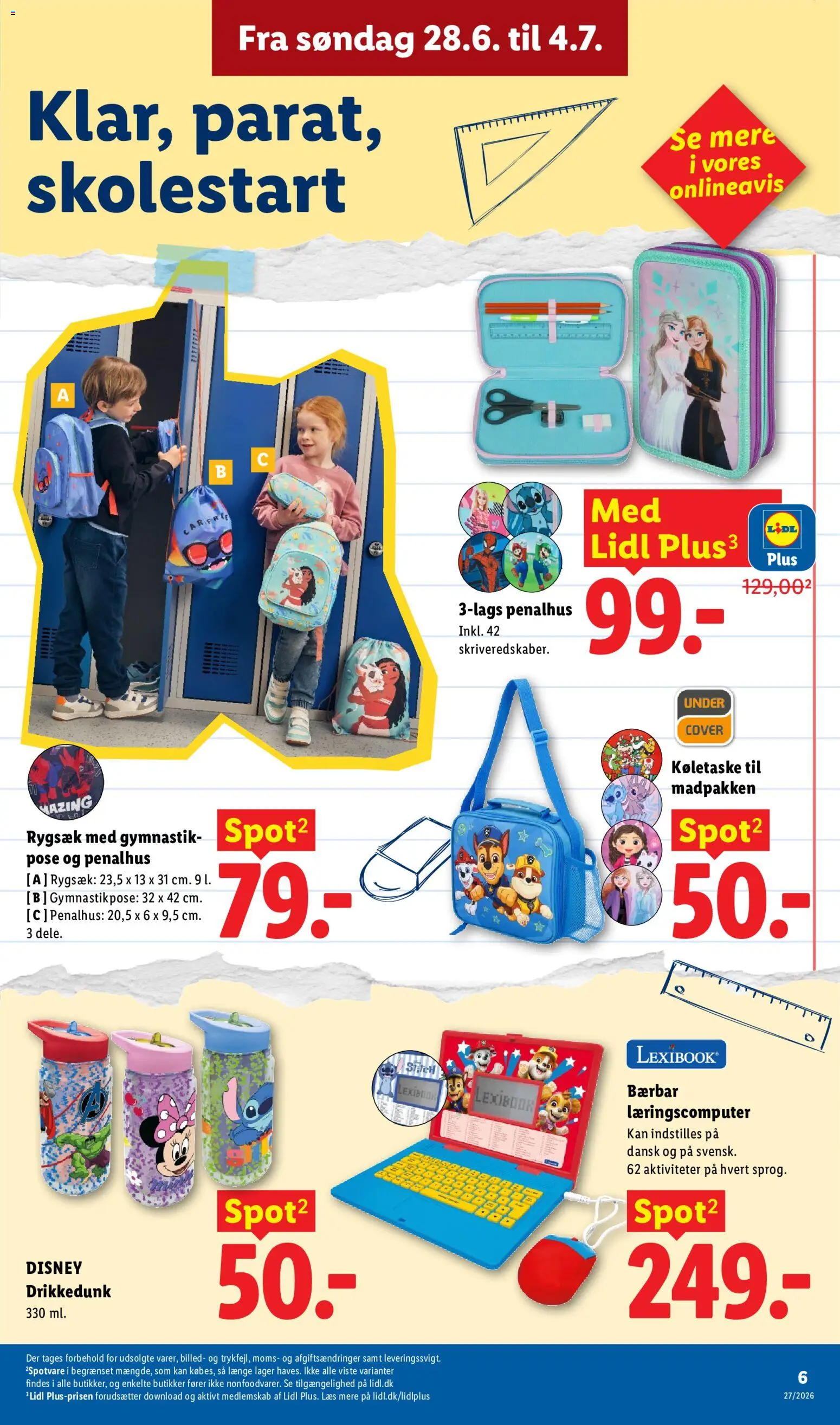 Lidl tilbudsavis – gyldig fra 28/06/2026 | Side: 7 | Produkter: Case, Rygsæk, Søm