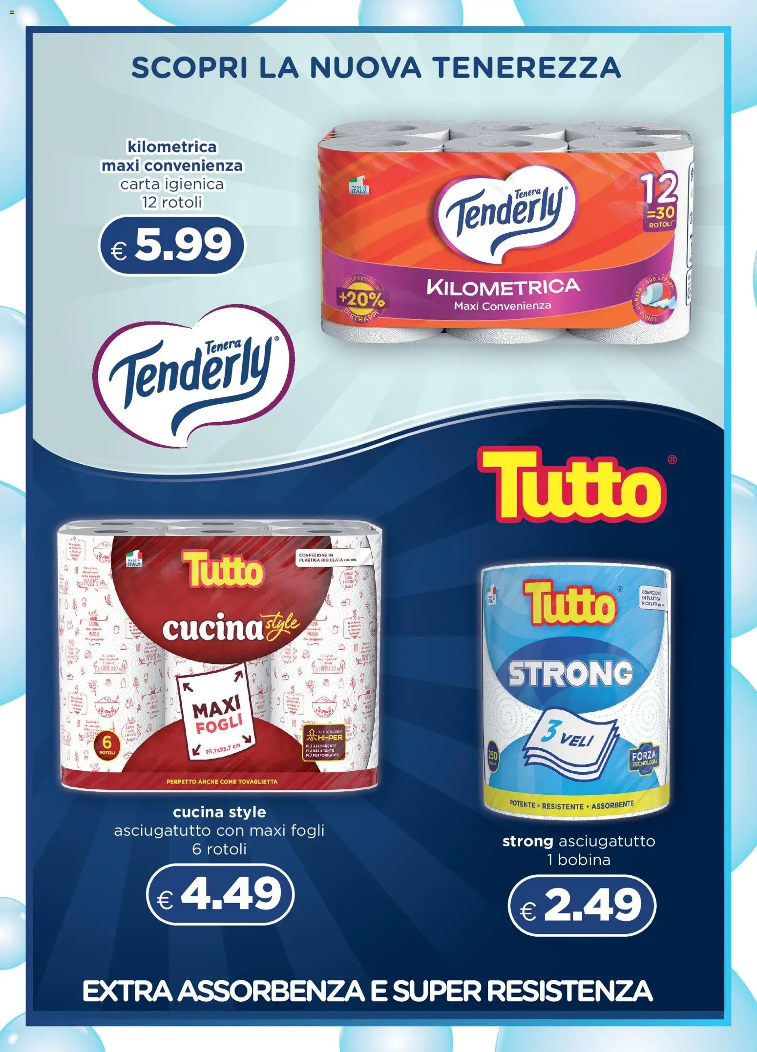 Volantino Acqua e Sapone del 30/08/2026 | Pagina: 5 | Prodotti: Carta igienica, Asciugatutto