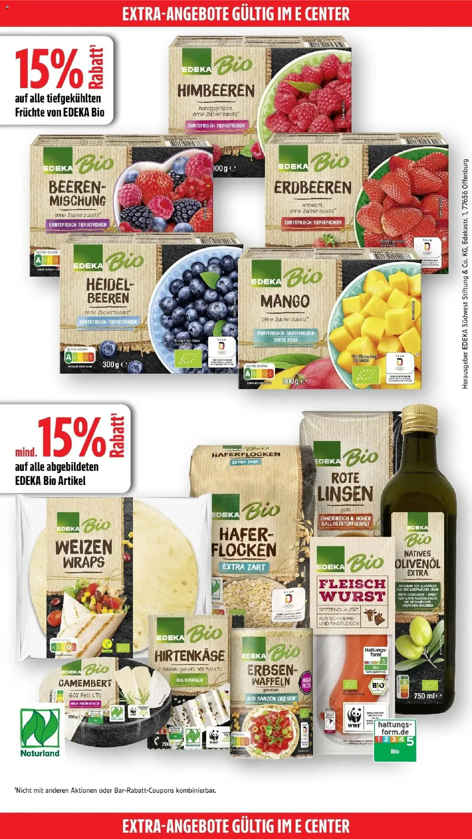 Edeka Prospekt Aalen (ab 31.08.2026) » Angebote Online | Seite: 54 | Produkte: Waffeln, Fleisch, Flocken, Erbsen