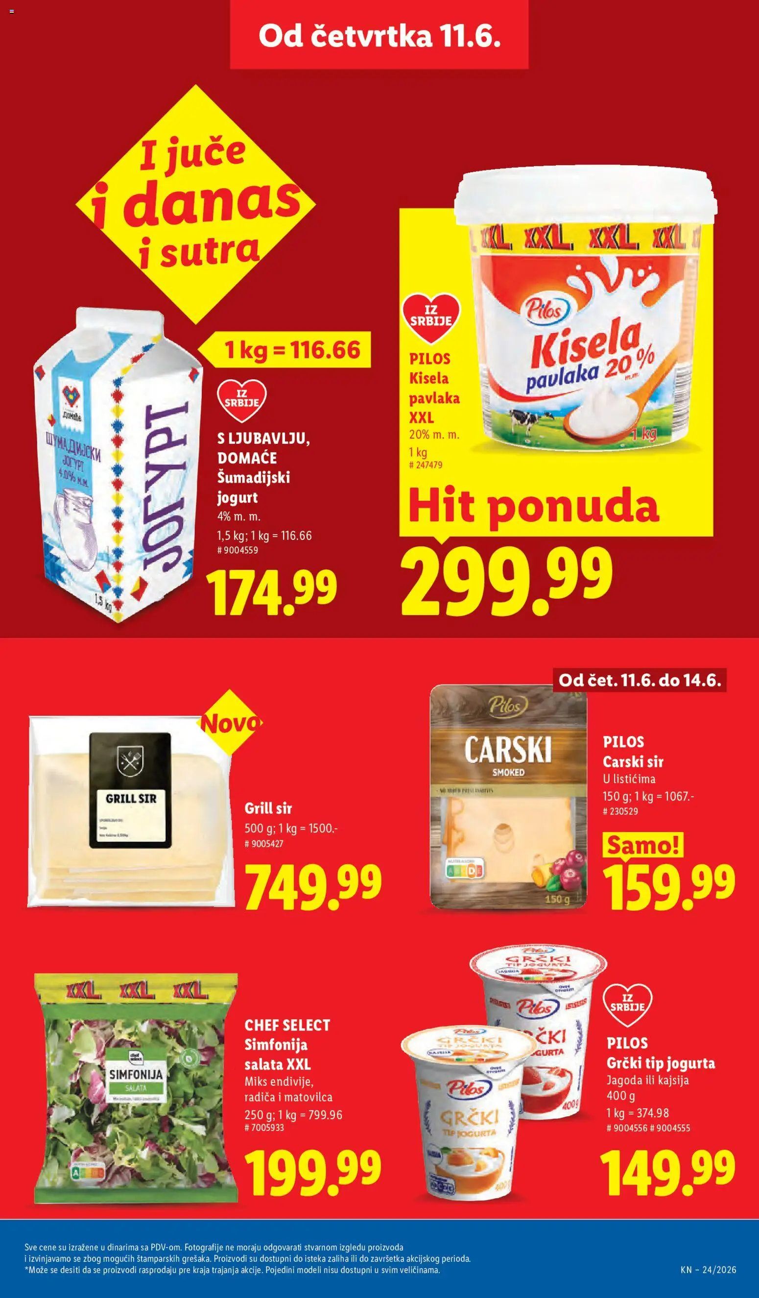 Lidl katalog - važi od 11.06.2026 | Strana: 21 | Proizvode: Salata, Jagoda, Kajsija, Jogurt