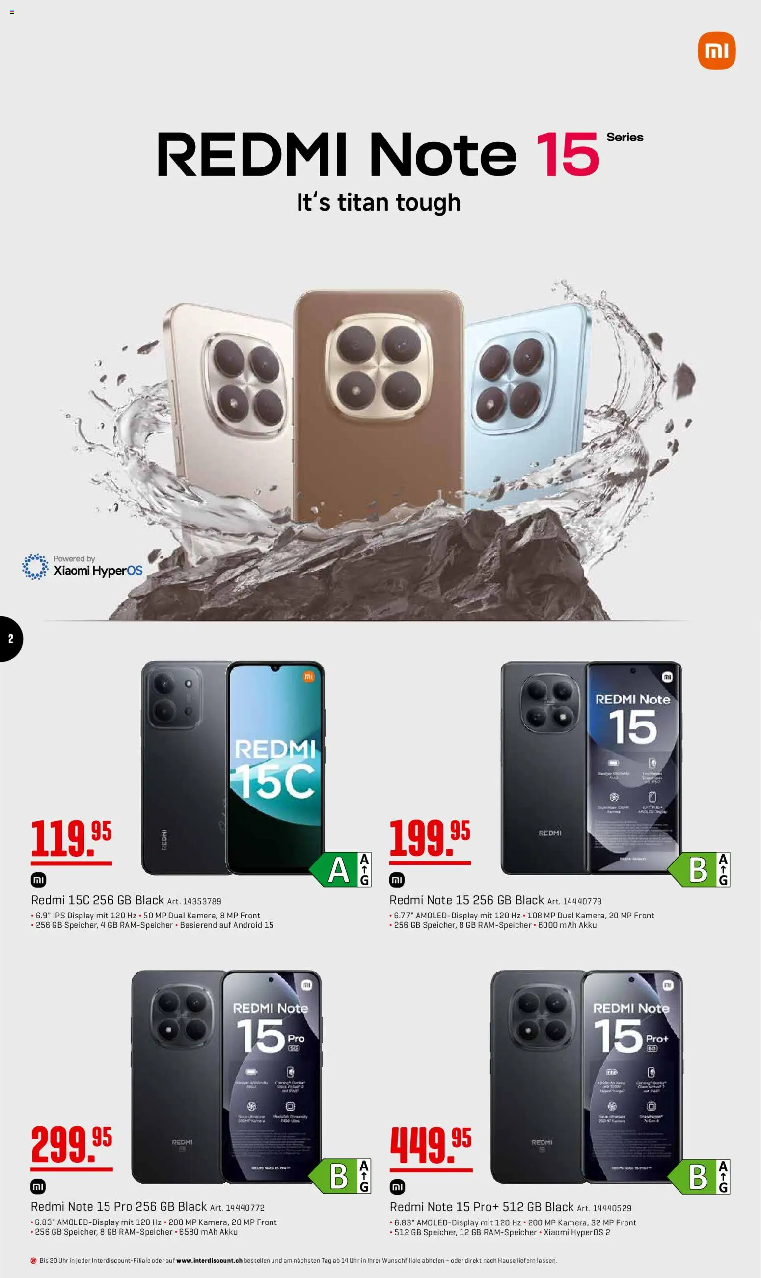 Interdiscount aktionen Mobile – gültig ab 17.08.2026 | Seite: 2 | Produkte: Uhr, Xiaomi