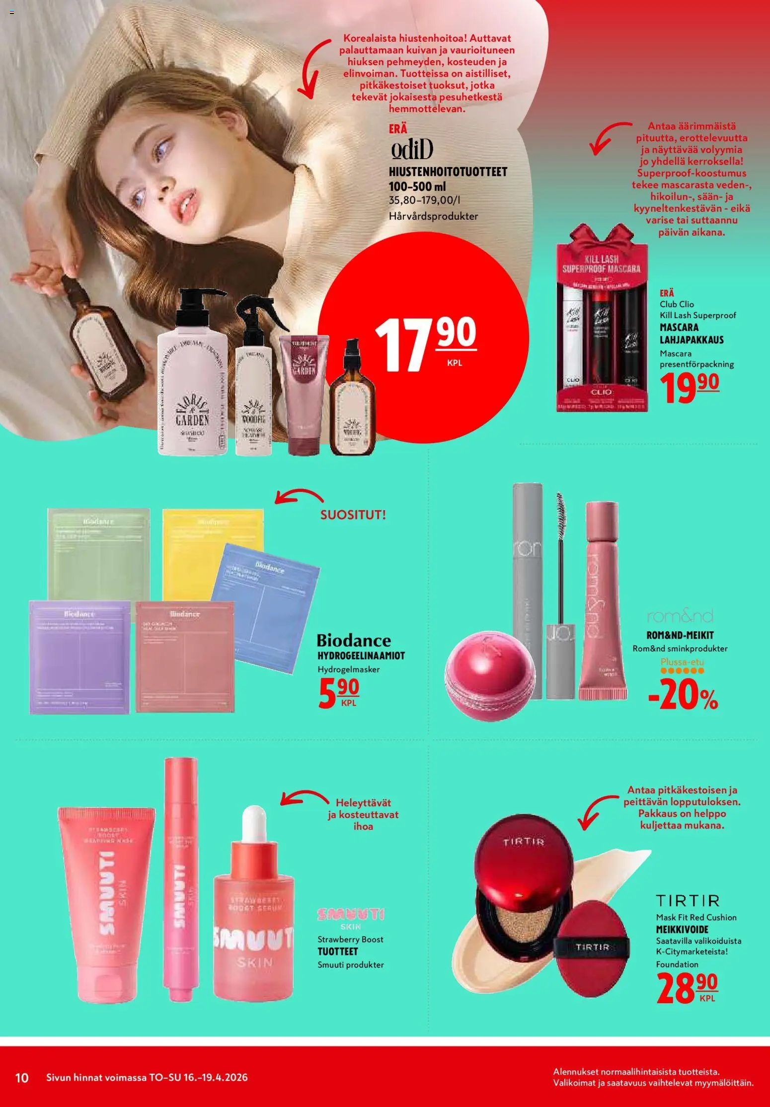 K-Citymarket tarjoukset – voimassa 16.04.2026 alkaen | Sivu: 10