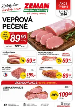 Náhled letáku Prodejny Zeman leták od 07.07.2026