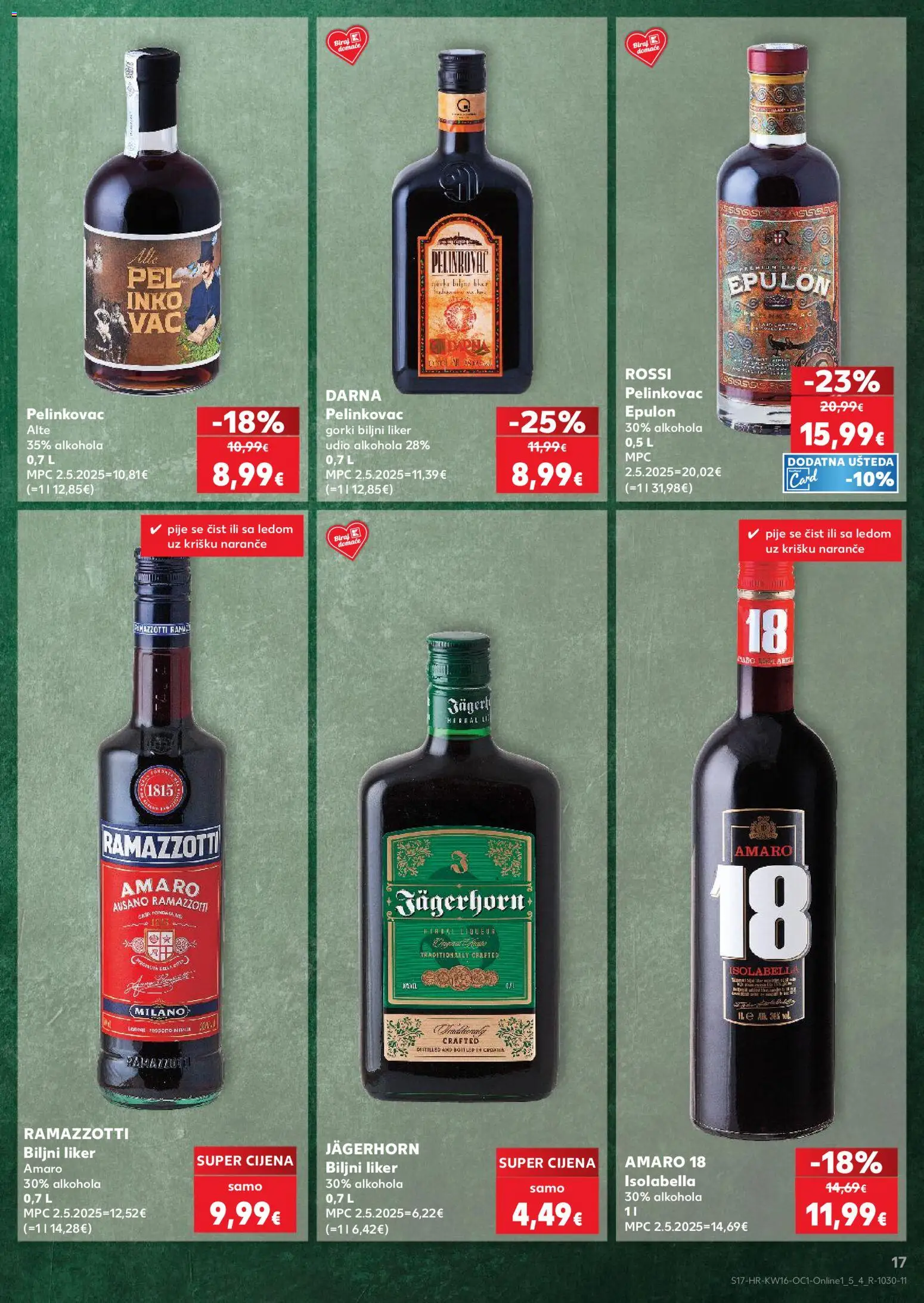 Kaufland HR akciós ujság - amely érvényes a következő dátumtól: 15.04.2026 | Oldal: 17 | Termékek: Rama