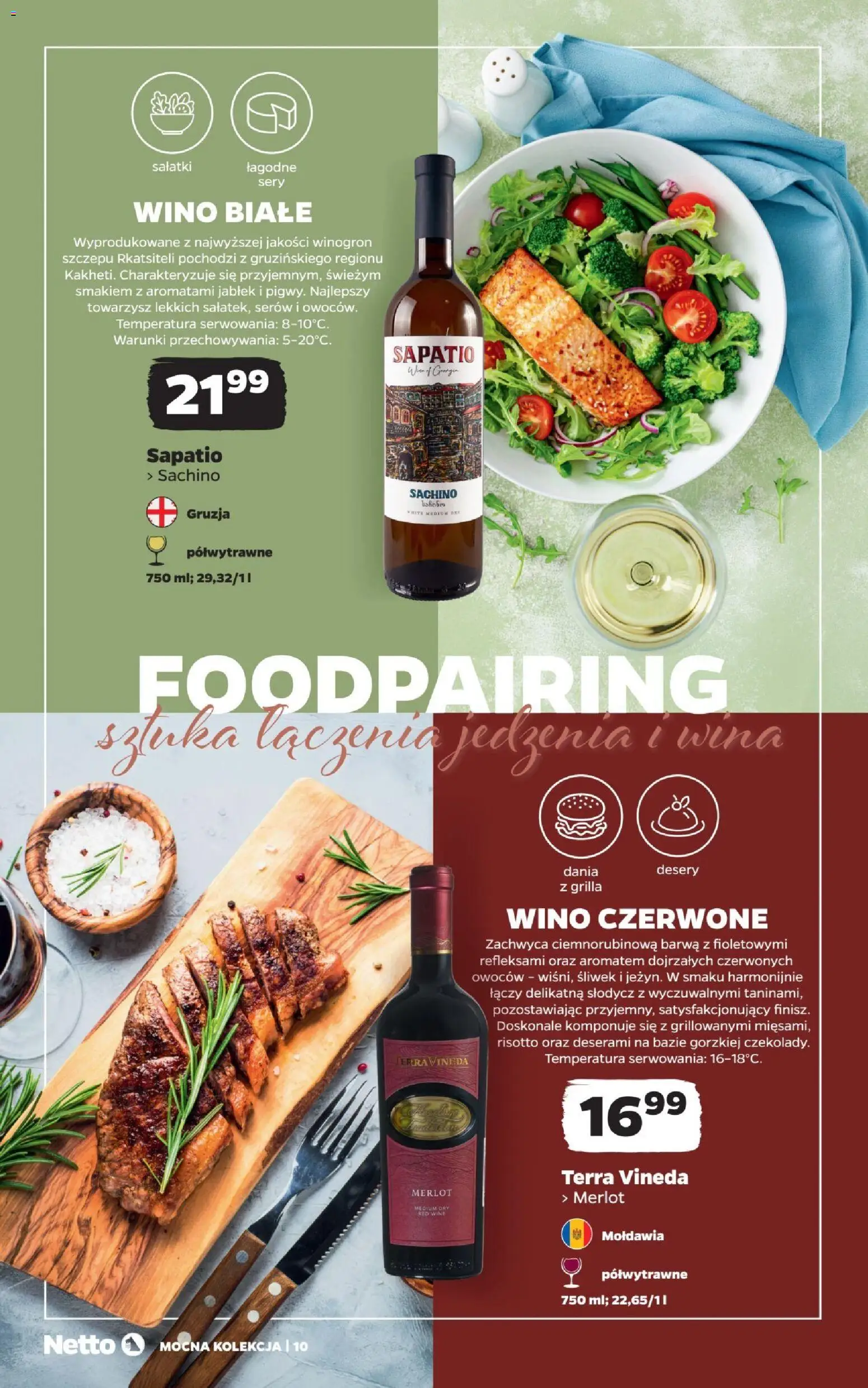 Netto gazetka - Mocna Kolekcja od 12.10.2026 | Strona: 10 | Produkty: Sery, Wino, Słodycz, Risotto