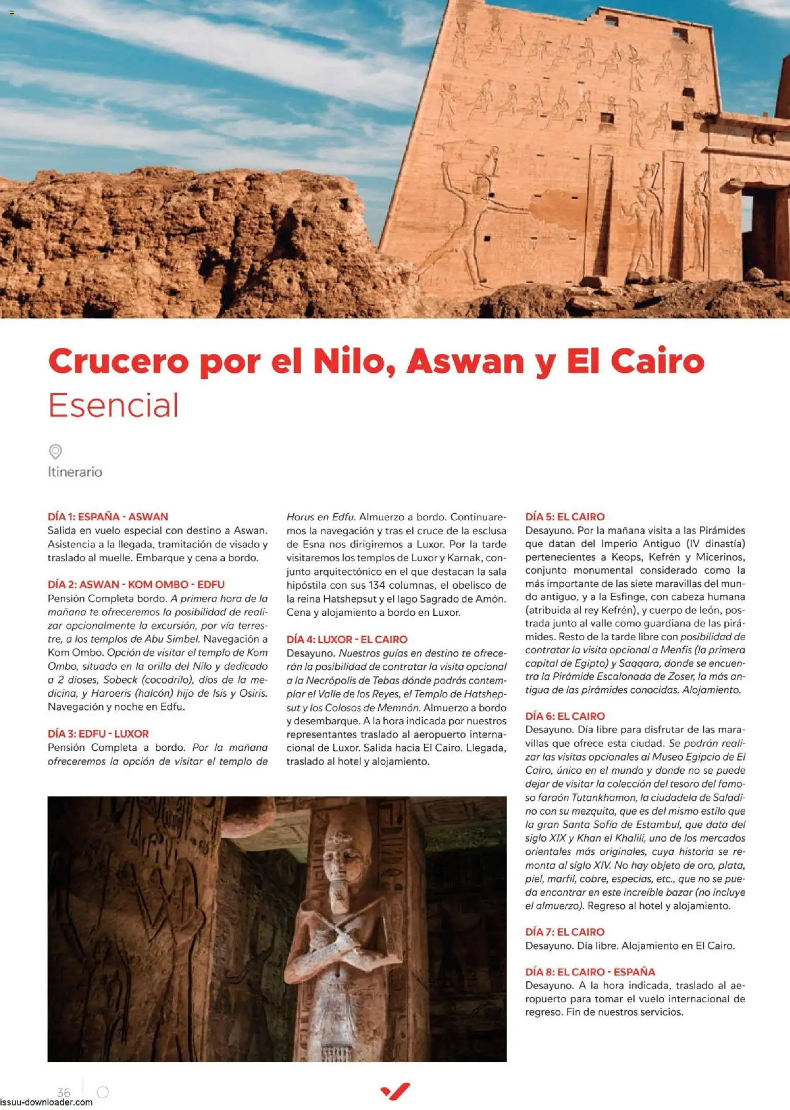 Halcón Viajes Egípto │ válido desde el 06/07/2026 | Página: 36 | Productos: Té, Navegación