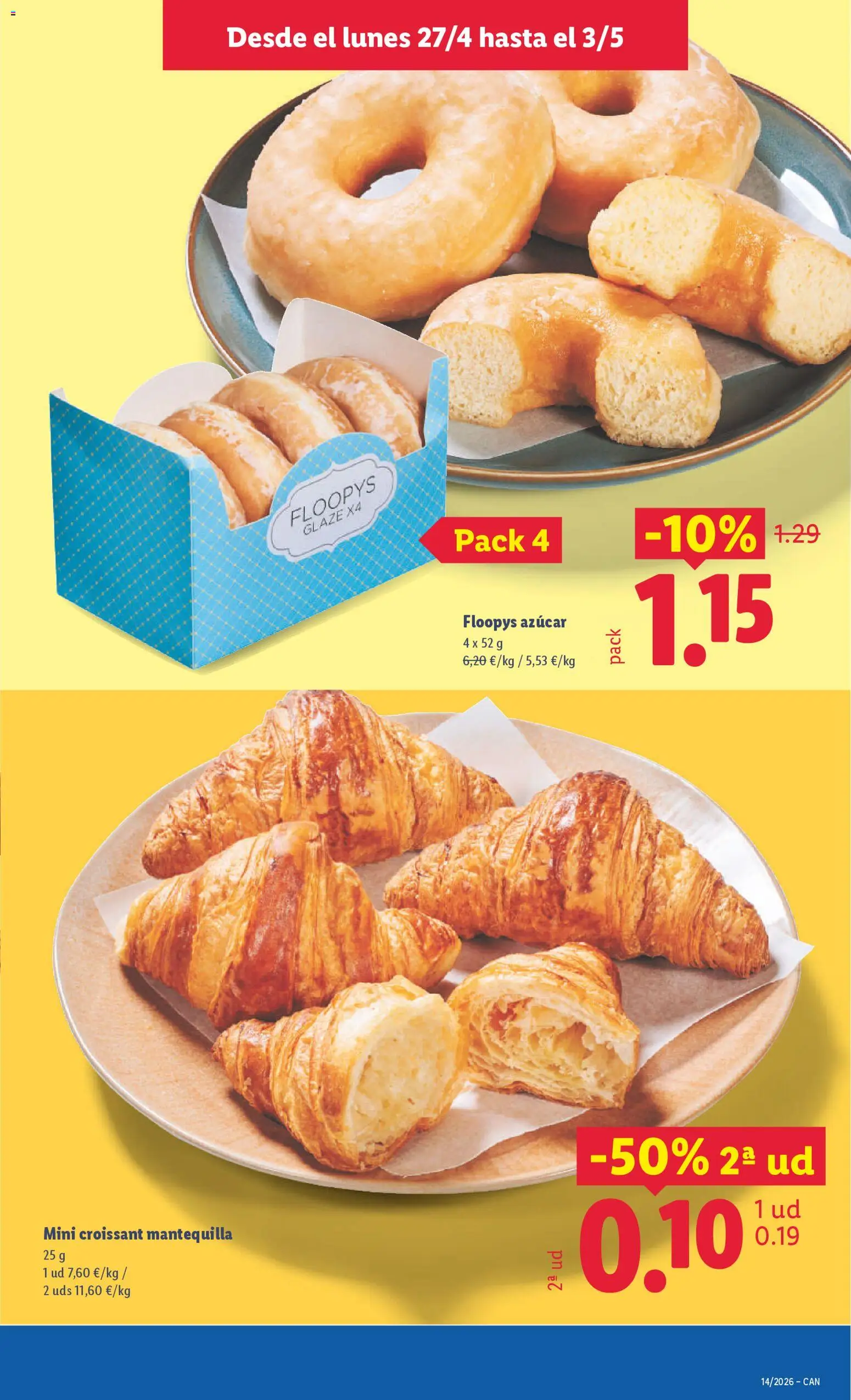 Lidl folleto │ válido desde el 27.04.2026 | Página: 5 | Productos: Croissant, Συσκευή ροής