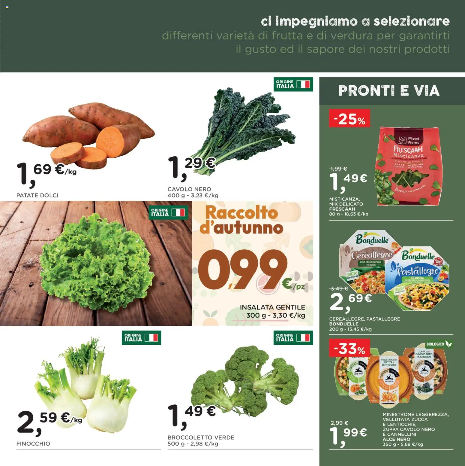 Volantino Poli del 28/10/2026 | Pagina: 3 | Prodotti: Insalata, Cannellini, Verdure, Frutta