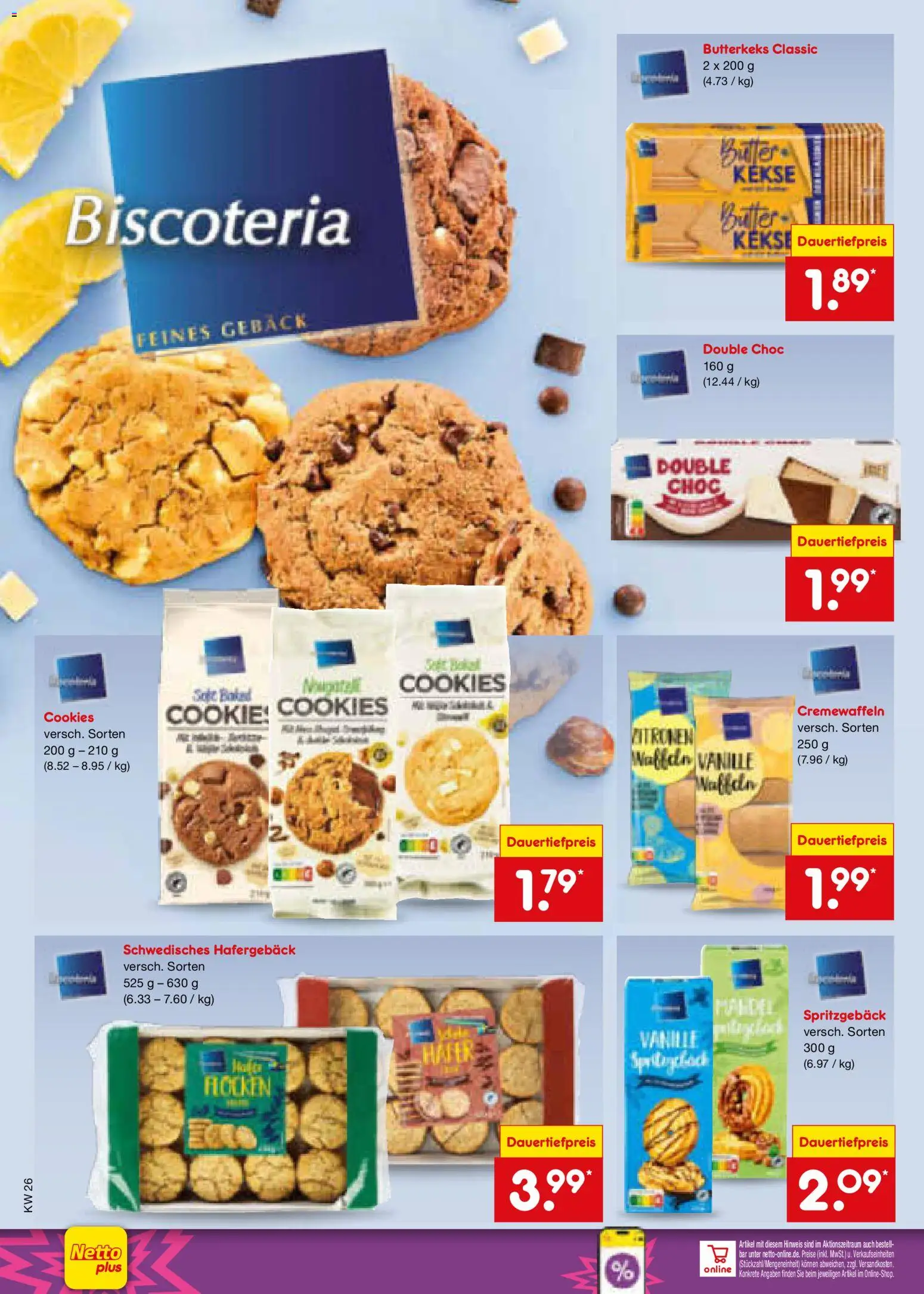 Netto Marken-Discount Prospekt – gültig ab 22.06.2026 | Seite: 57 | Produkte: Butter, Kekse, Zitronen