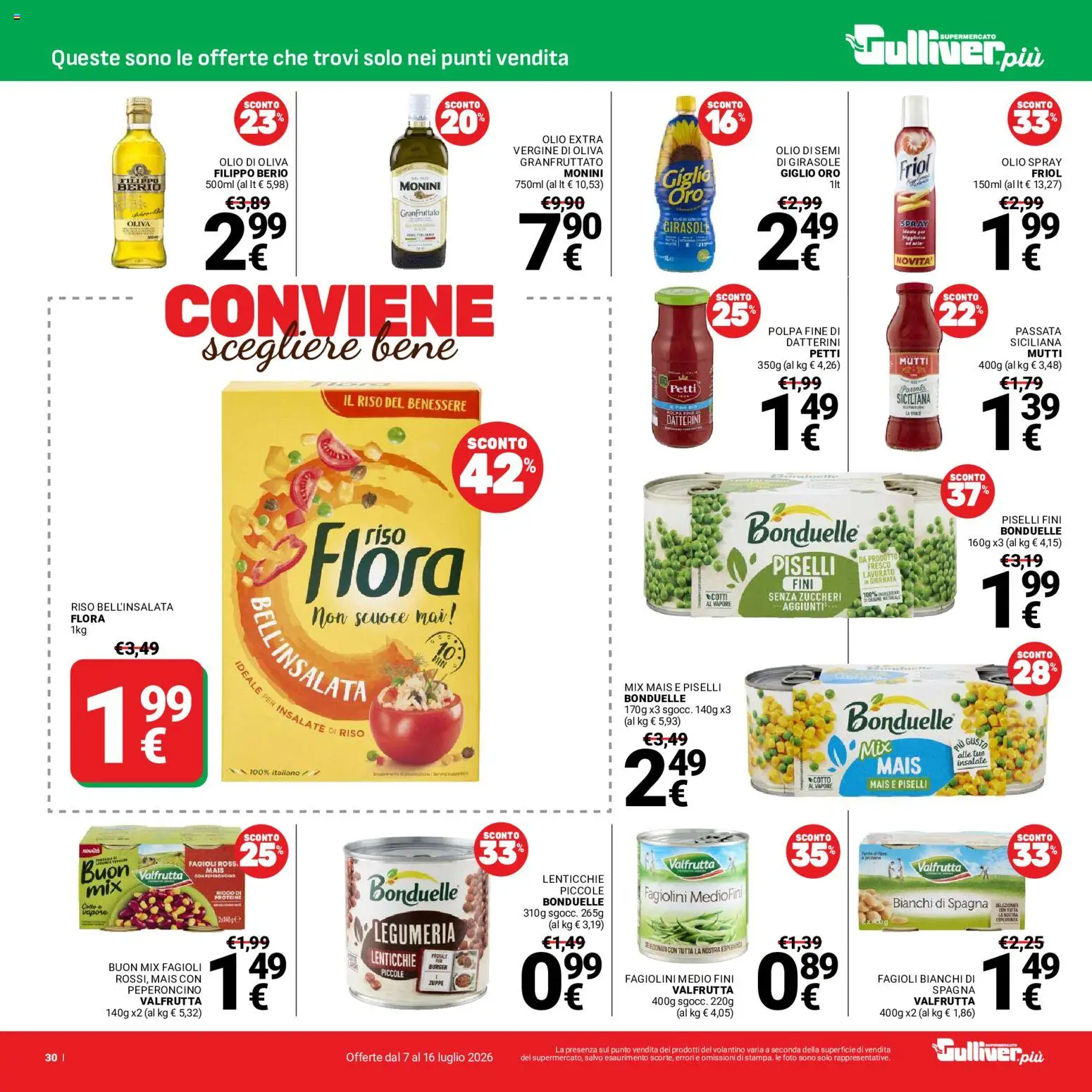 Volantino Gulliver del 07/07/2026 | Pagina: 30