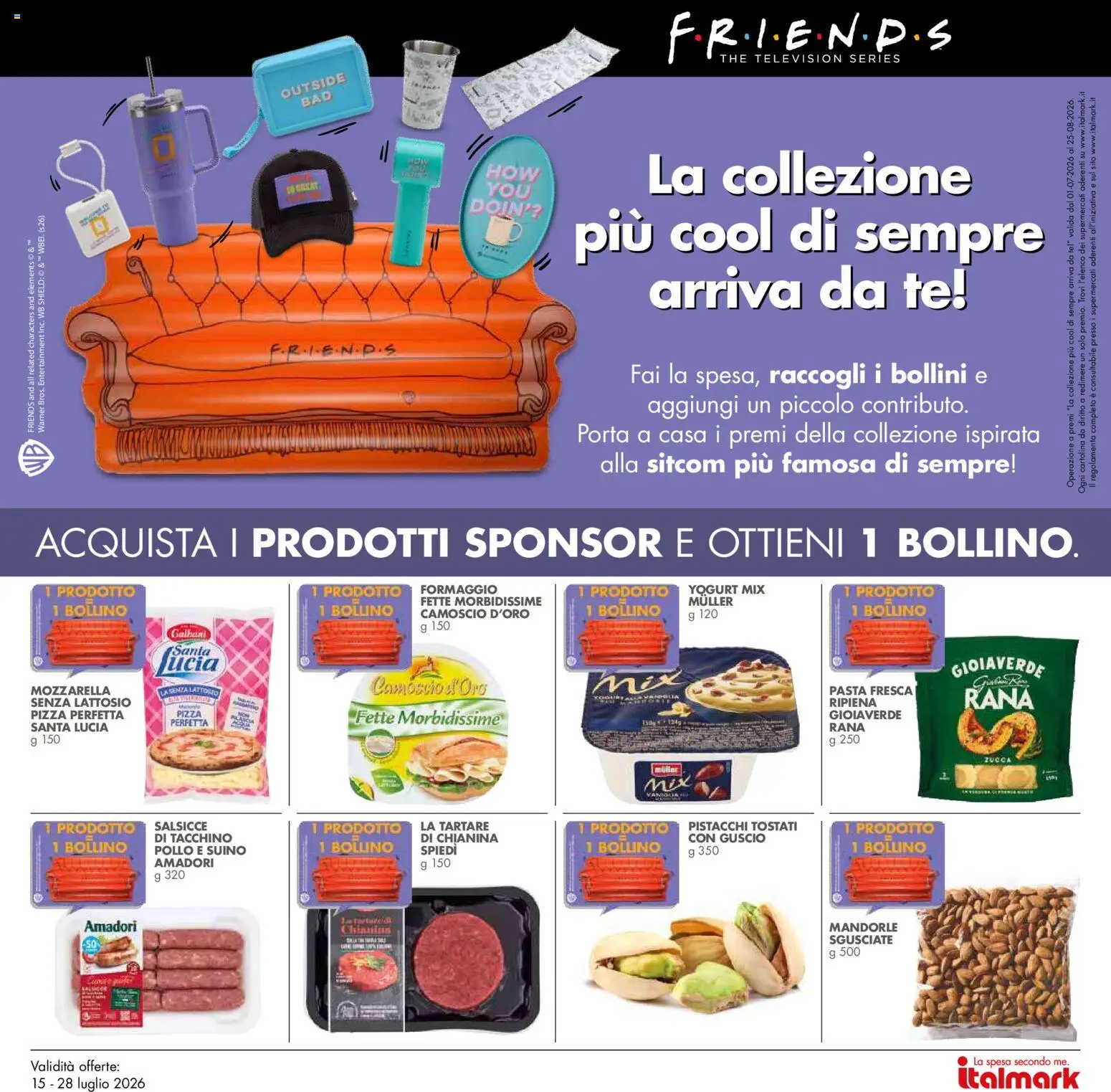 Volantino Italmark del 15/07/2026 | Pagina: 23 | Prodotti: Yogurt, Pollo, Mozzarella, Pistacchi