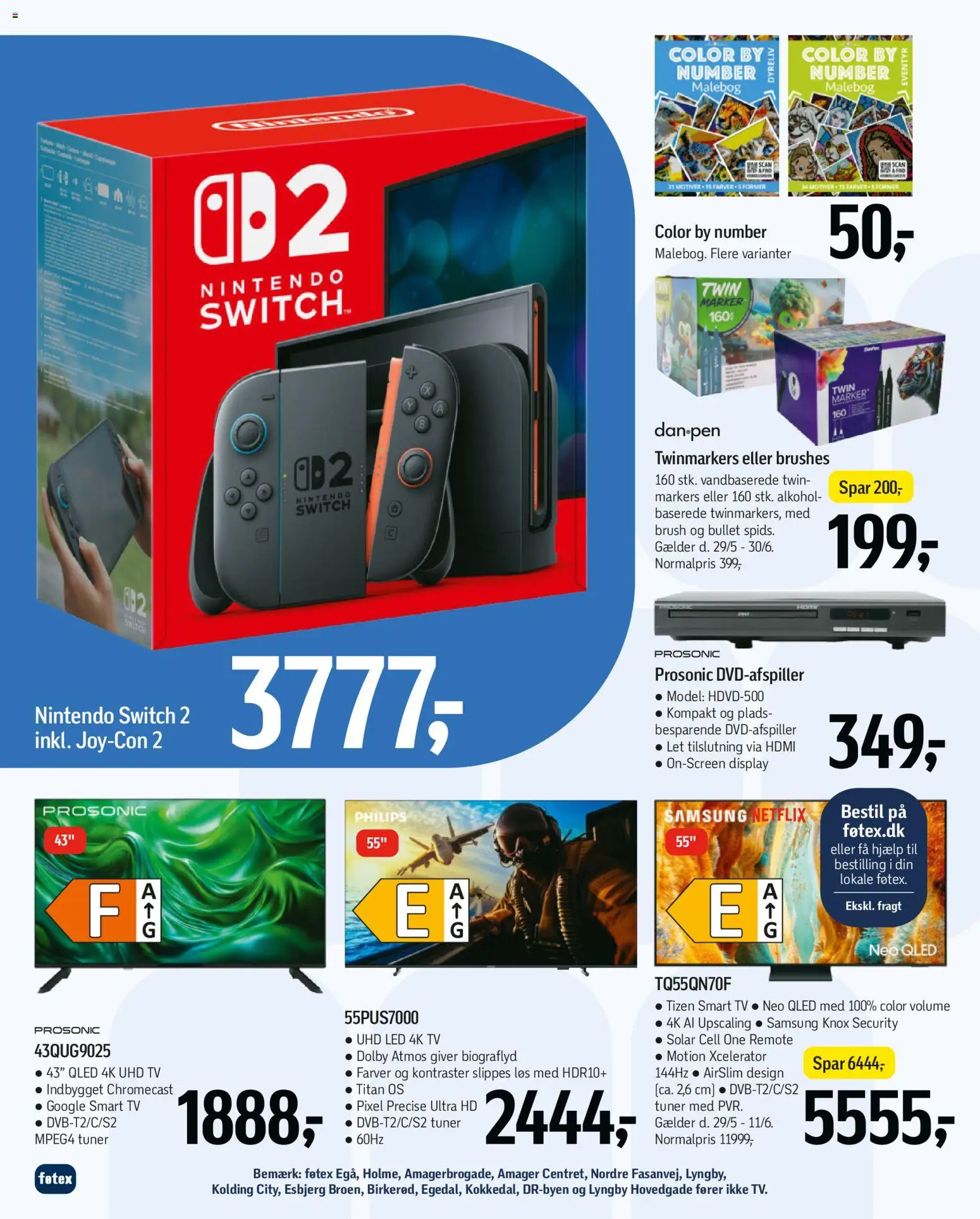 Føtex tilbudsavis – gyldig fra 29.05.2026 | Side: 80 | Produkter: Smart TV, Nintendo Switch, TV