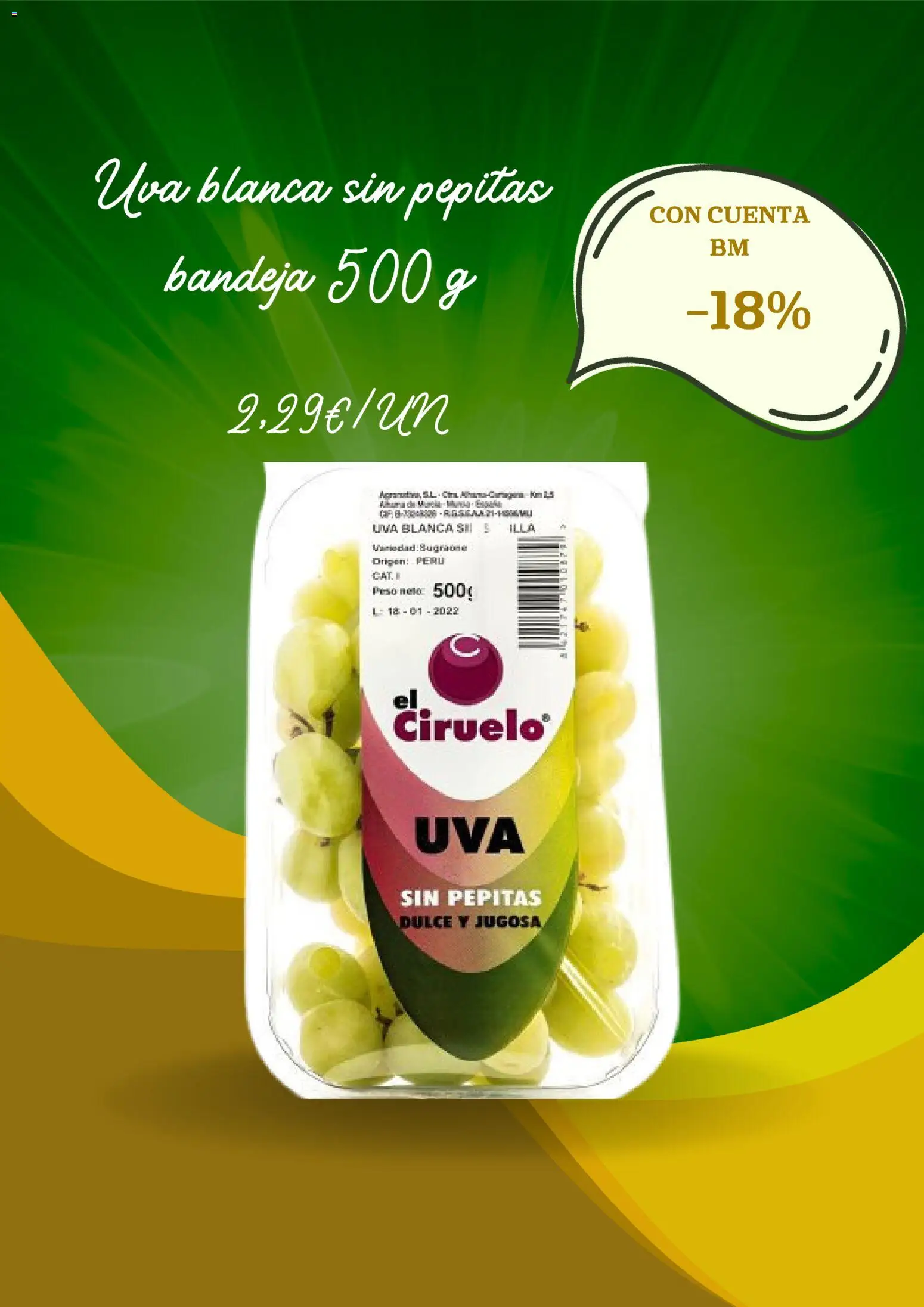 BM Supermercados folleto │ válido desde el 28/09/2026 | Página: 6 | Productos: Dulce, Peso, Bandeja