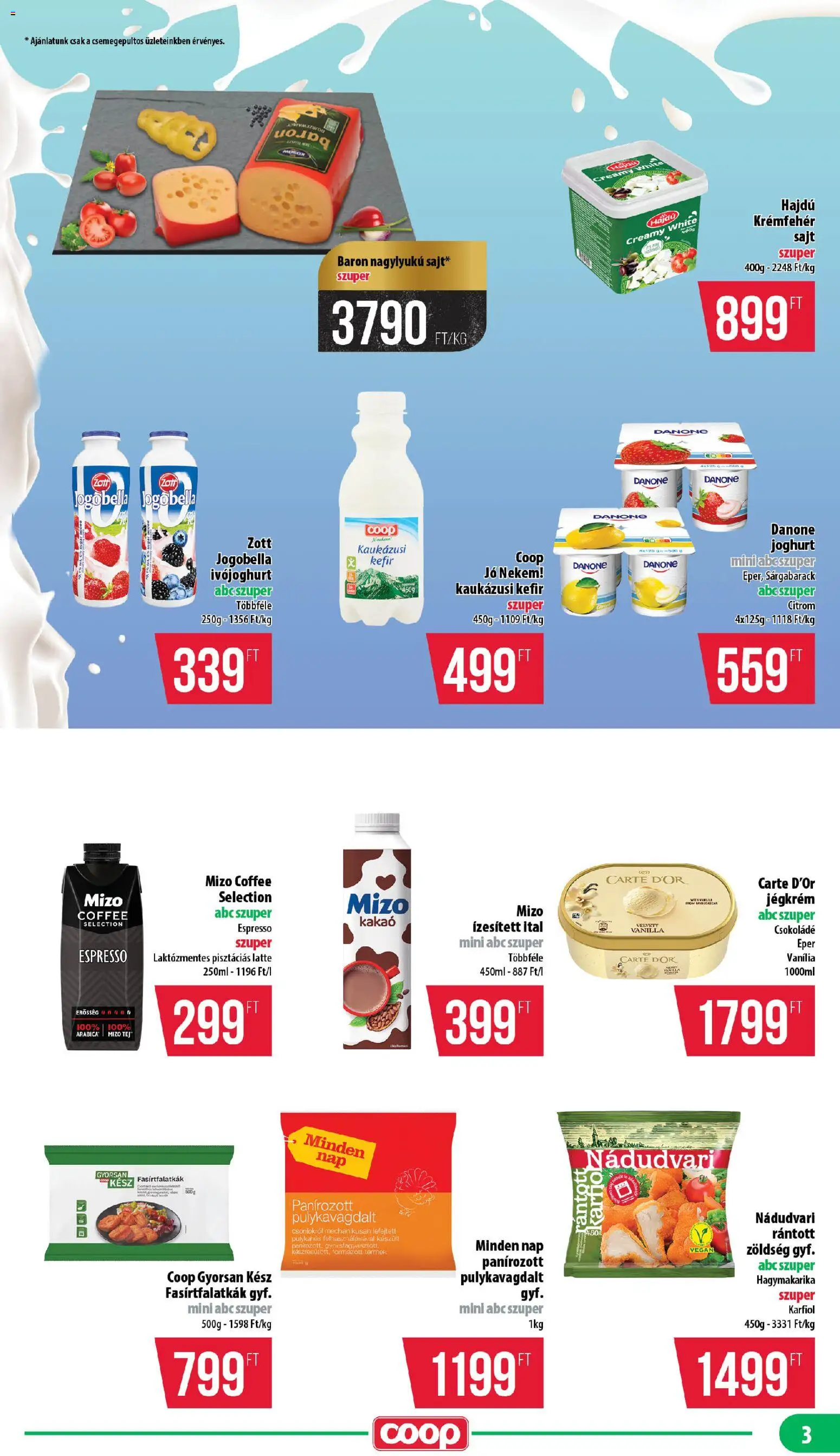 COOP akciós ujság - amely érvényes a következő dátumtól: 14.05.2026 | Oldal: 3