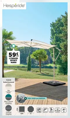 Centrakor - Prévisualisation de Centrakor catalogue valide à partir de 29/06/2026 | Page: 12 | Produits: Argile, Parasol déporté, Parasol