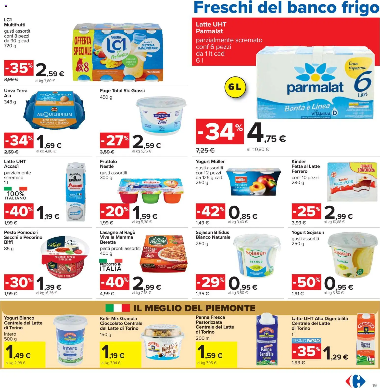 Volantino Carrefour del 19.05.2026 | Pagina: 19 | Prodotti: Ragú, Sugo, Pomodori secchi, Terra