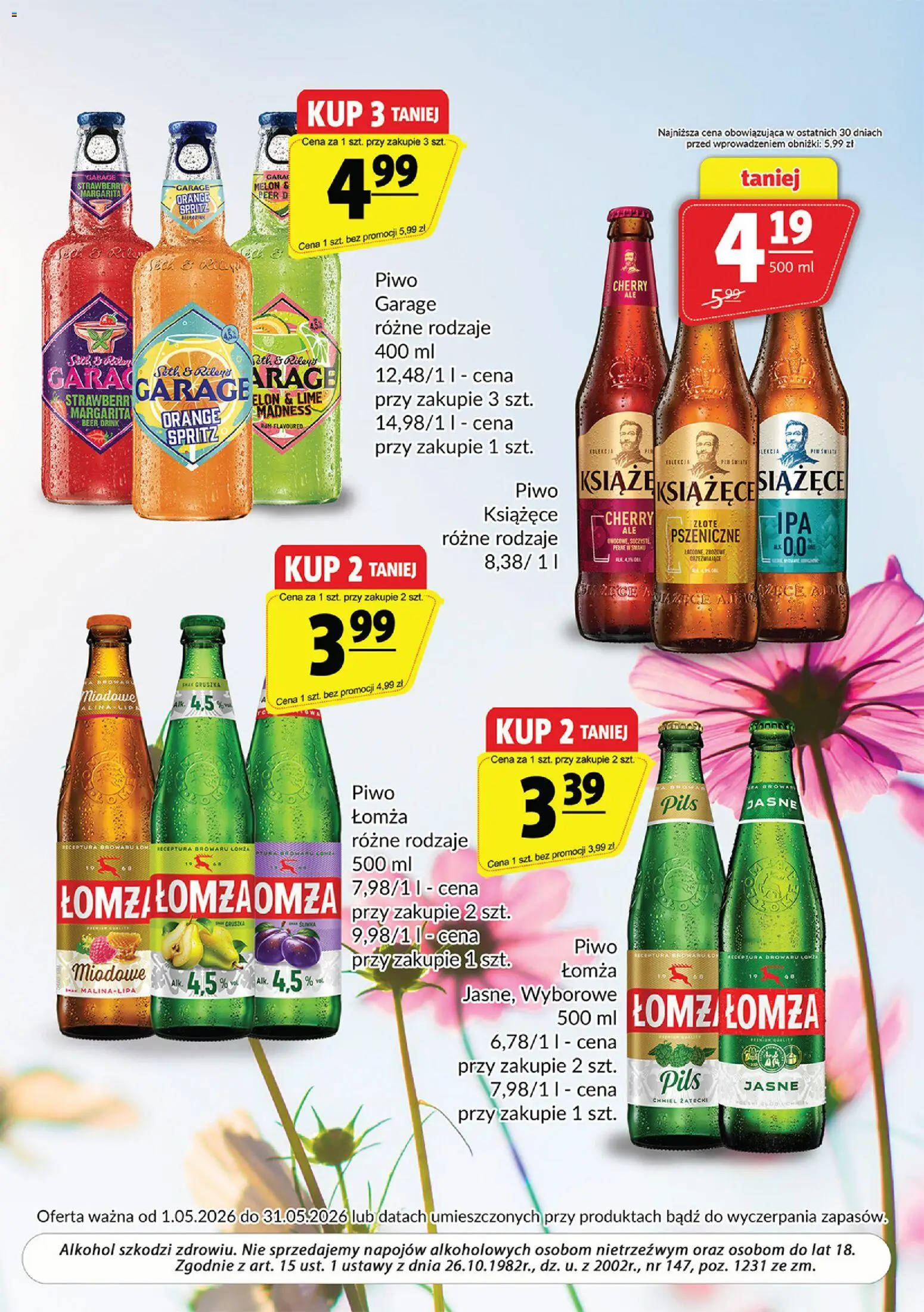 Prim Market gazetka - Oferta alkoholowa od 01.05.2026 | Strona: 9 | Produkty: Gruszka, Malina, Piwo, Alkohol
