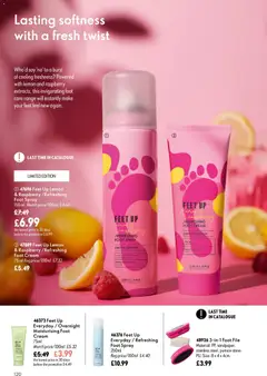 Preview of Oriflame - Offers valid from 09/09/2026 | Page: 120 | Products: Cream, Raspberry, Lemon