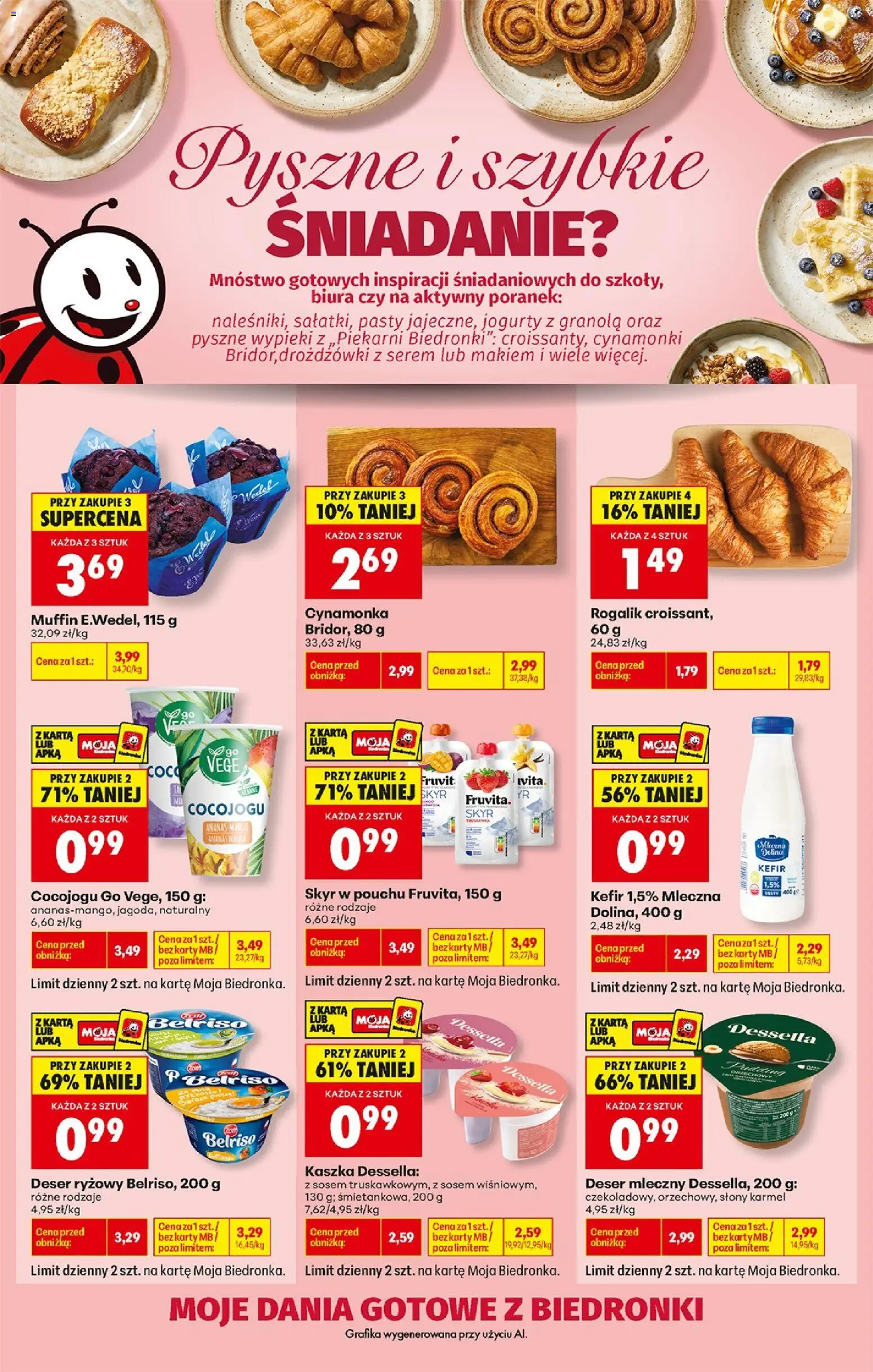 Biedronka gazetka - Pyszne dania od 21.09.2026 | Strona: 2 | Produkty: Słony karmel, Deser, Ananas, Dania gotowe