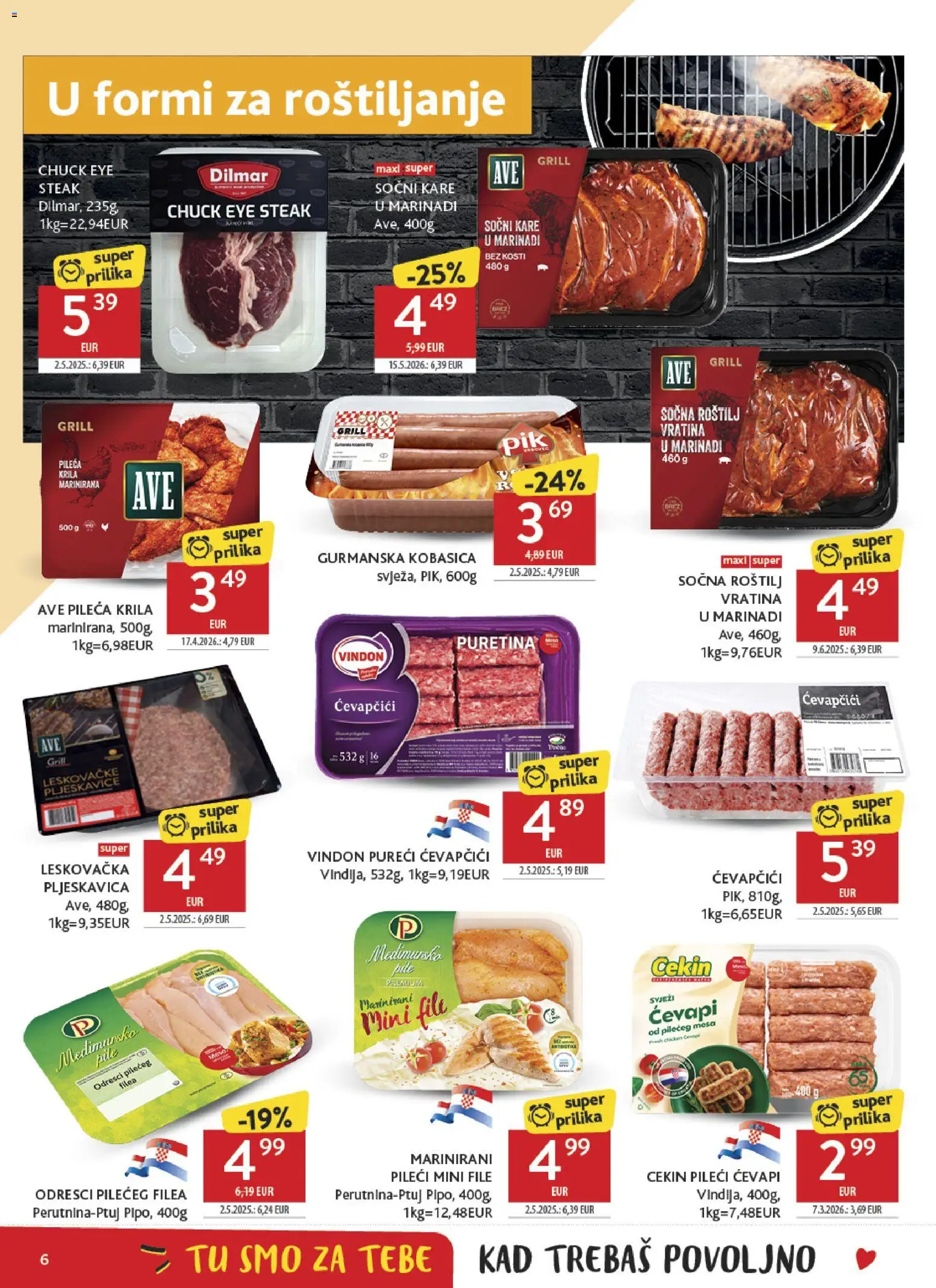 Konzum HR akciós ujság - amely érvényes a következő dátumtól: 24.06.2026 | Oldal: 6