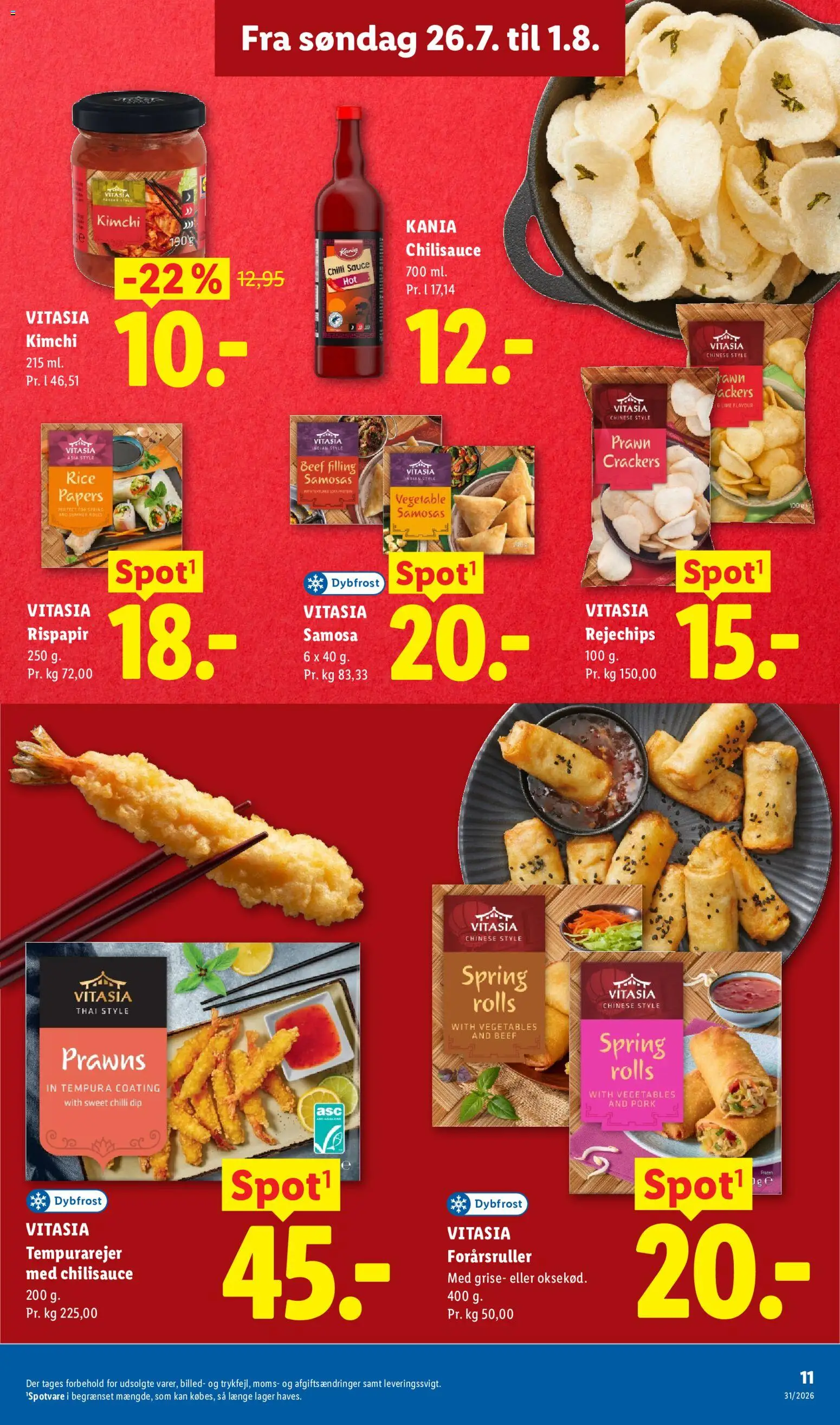Lidl tilbudsavis – gyldig fra 26/07/2026 | Side: 27 | Produkter: Ris, Chilli, Søm