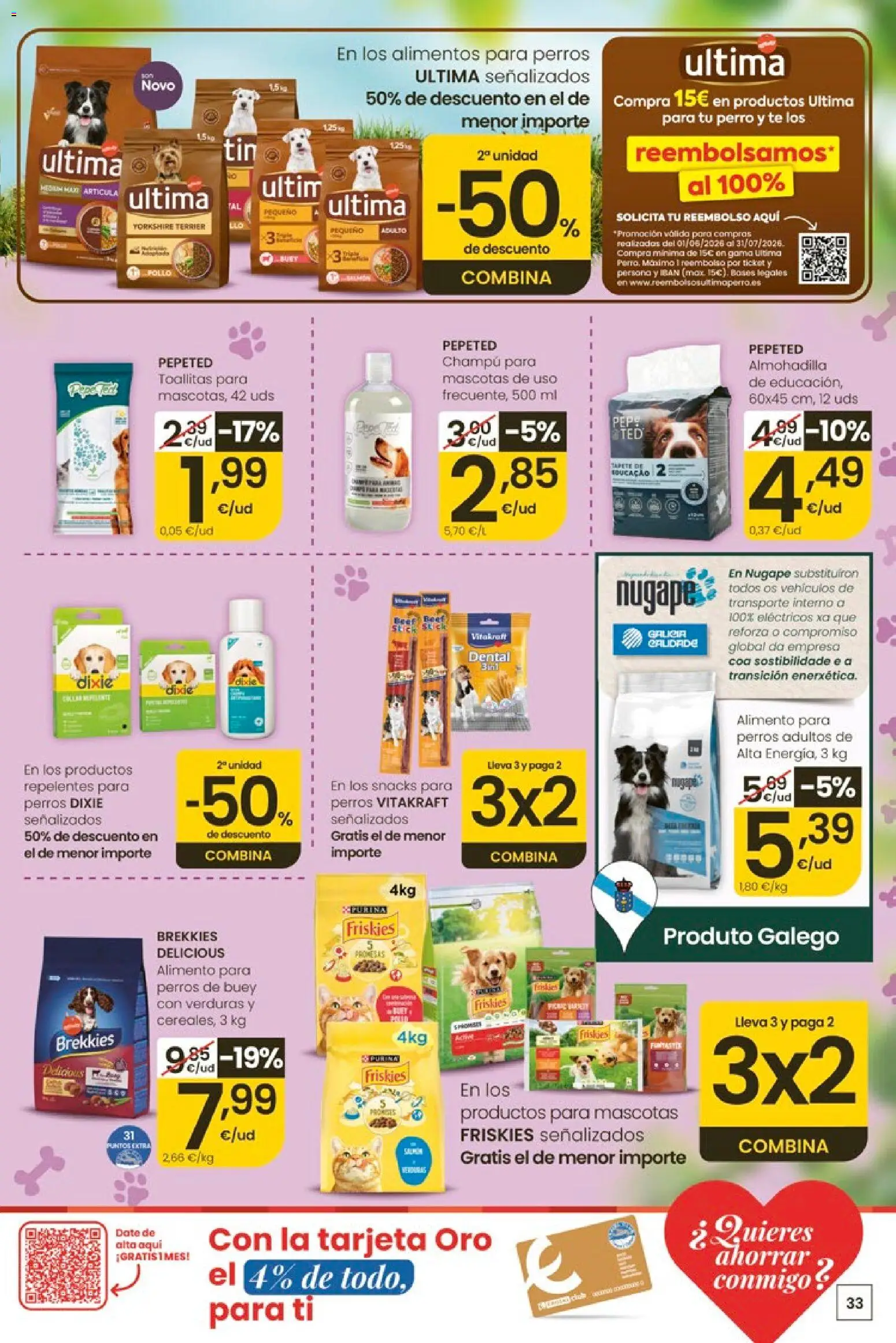 Eroski Ofertóns de verán │ válido desde el 11.06.2026 | Página: 33 | Productos: Champú, Té, Κούβα