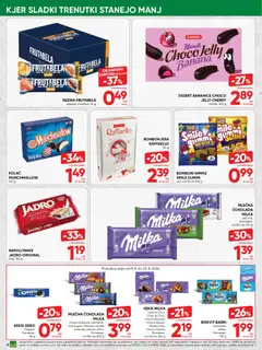 Tuš katalog akcije – veljaven od 19.08.2026 | Stran: 12 | Izdelki: Napolitanke, Keksi, Kos, Cokolada