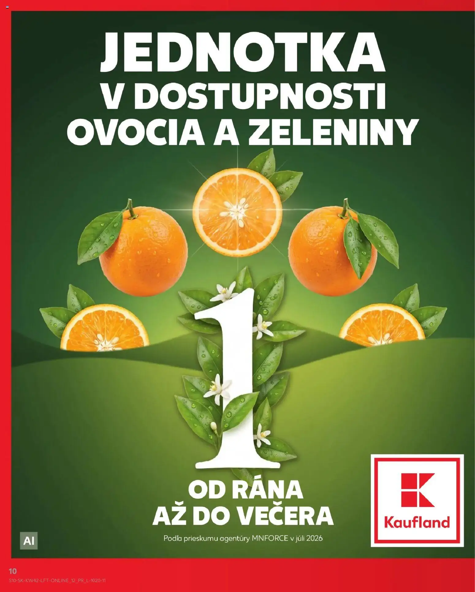 Kaufland SK akciós ujság - amely érvényes a következő dátumtól: 2026.10.15. | Oldal: 10