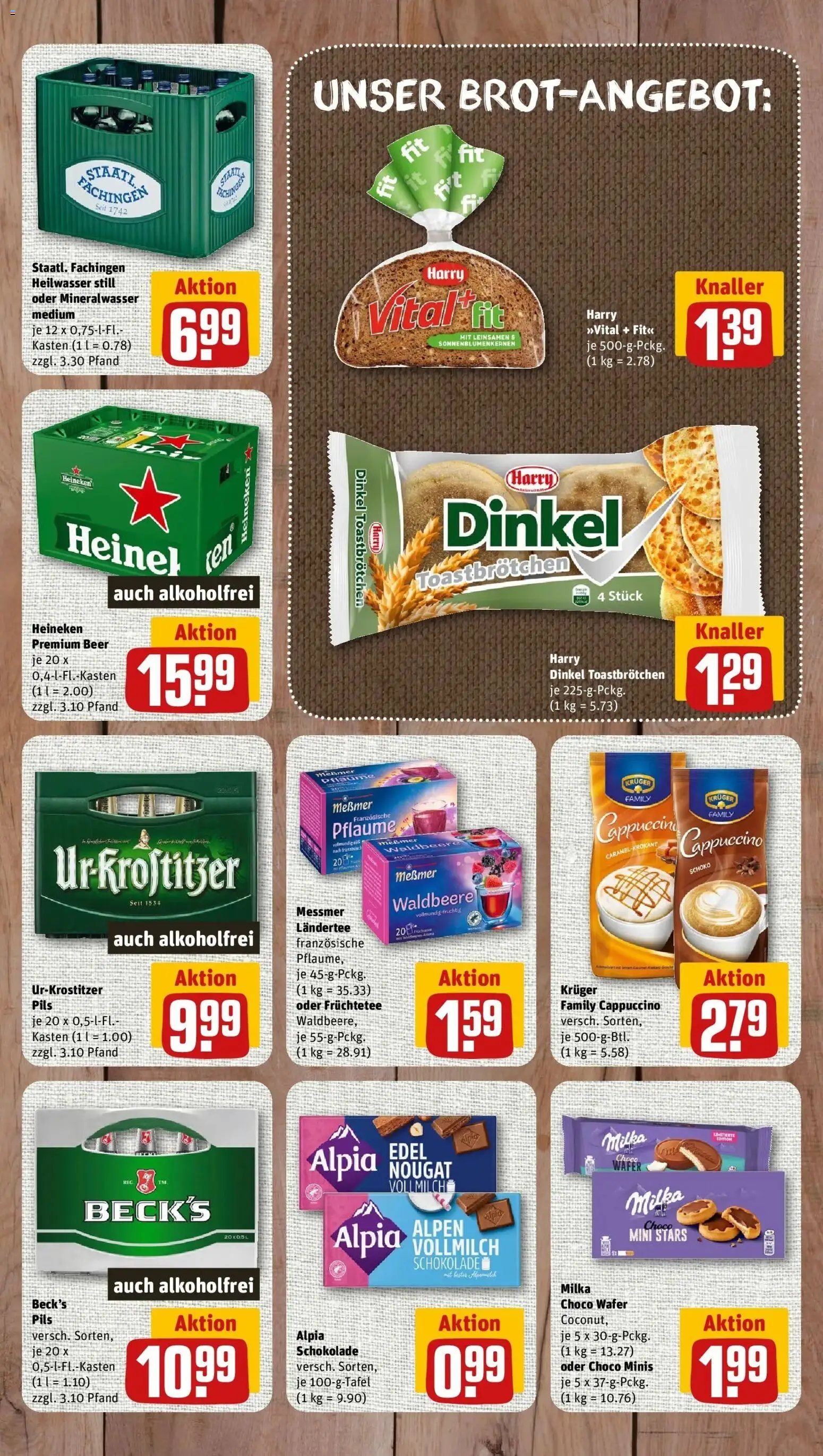 REWE Prospekt ab 31.08.2026 zum Blättern » Angebote | Seite: 7 | Produkte: Schokolade, Pils, Milka, Mineralwasser