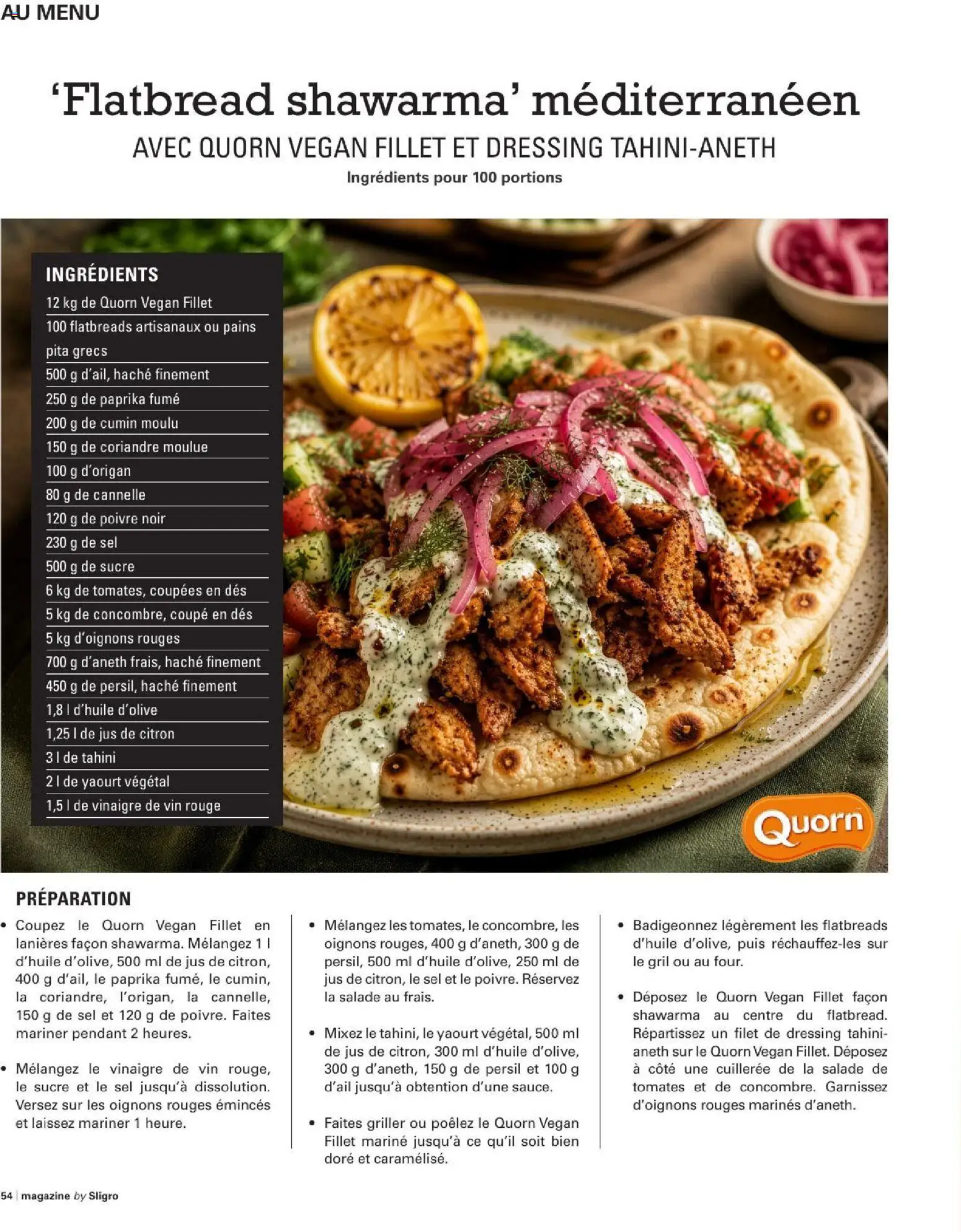 {H1} | Pagina: 54 | Producten: Salade, Paprika, La, Filet