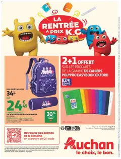 Auchan - Prévisualisation de Auchan prospectus valide à partir de 07/07/2026 | Page: 52 | Produits: Sac, Notebook, Sac à dos