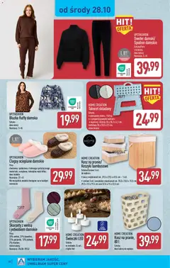 Pogląd oferty "Aldi gazetka" - ważna od 26.10.2026 | Strona: 38 | Produkty: Bluzka, Sweter, Spodnie, Bateria