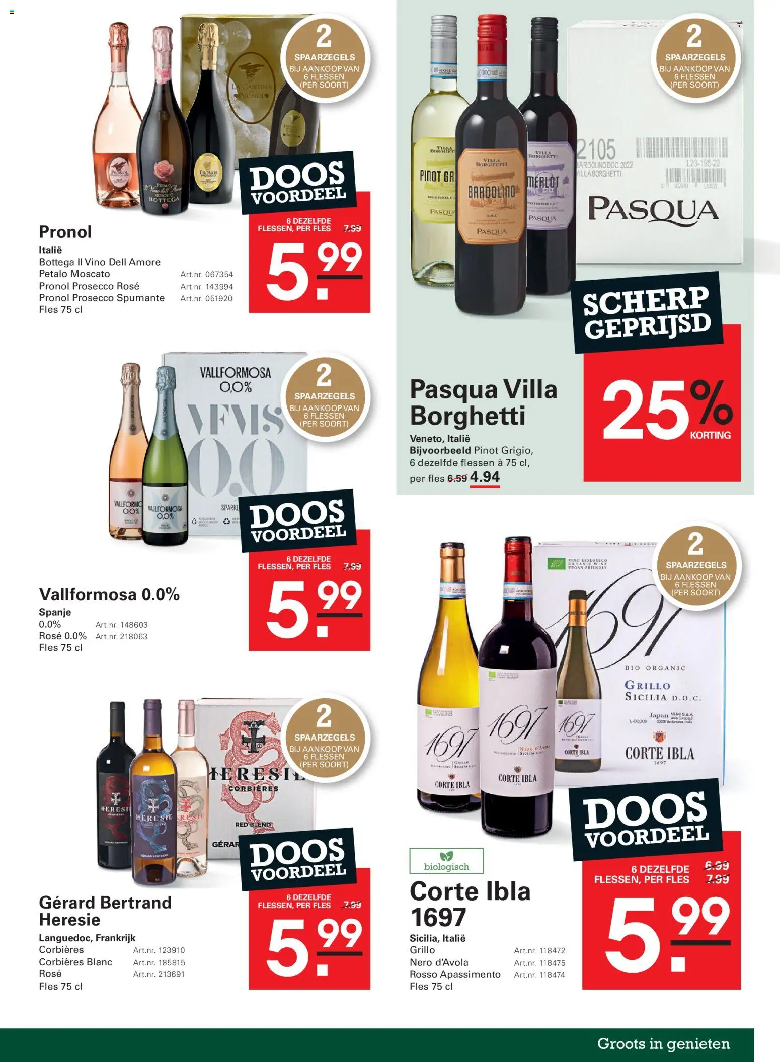 {H1} | Pagina: 41 | Producten: Fles, La, Prosecco