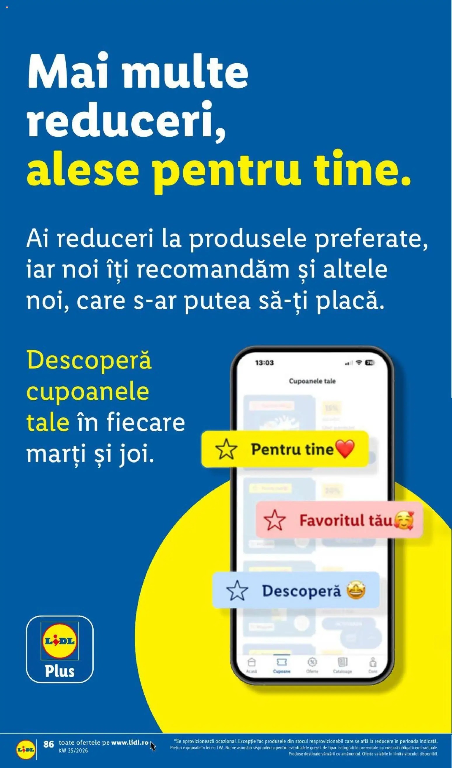 Noul catalog Lidl – valabil de la 24.08.2026 | Pagină: 86 | Produse: Plus