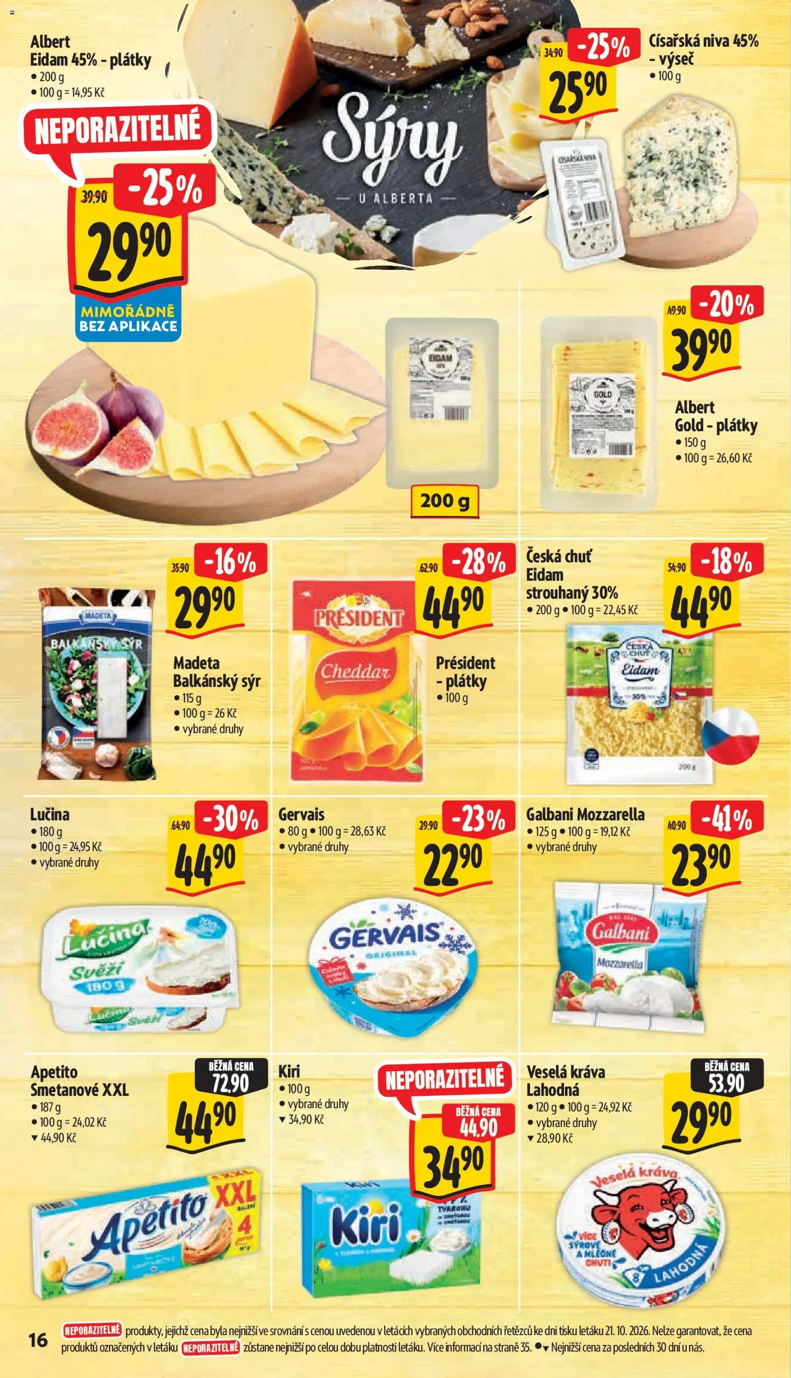 Albert leták - Hypermarket Jablonec nad Tisou od 28.10.2026 | Strana: 28