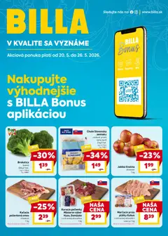Billa leták platný od 20.05.2026