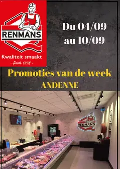 Renmans folder / publicité - Voorbeeld van een folder van Renmans, geldig van 04/09/2026