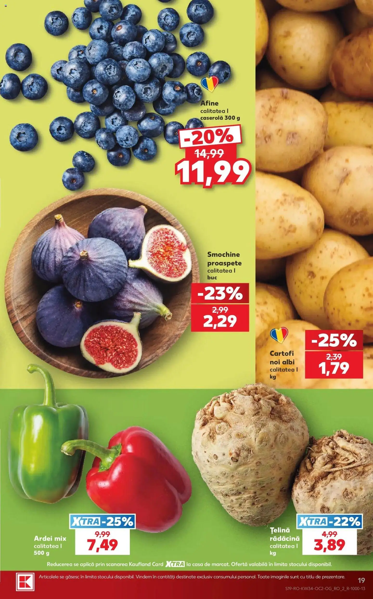 Kaufland Viseu de Sus 19.08.2026 - Revista si Oferta | Pagină: 19 | Produse: Afine, Aplică, Țelină, Ardei