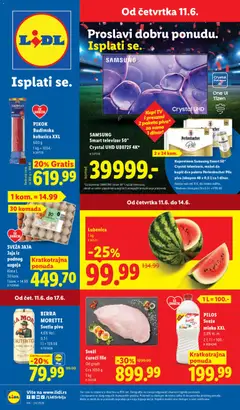 Lidl katalog - pregled Lidl kataloga - važi od 11.06.2026