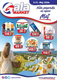 Gala MARKET katalog  - pregled Gala MARKET kataloga - važi od 05.05.2026