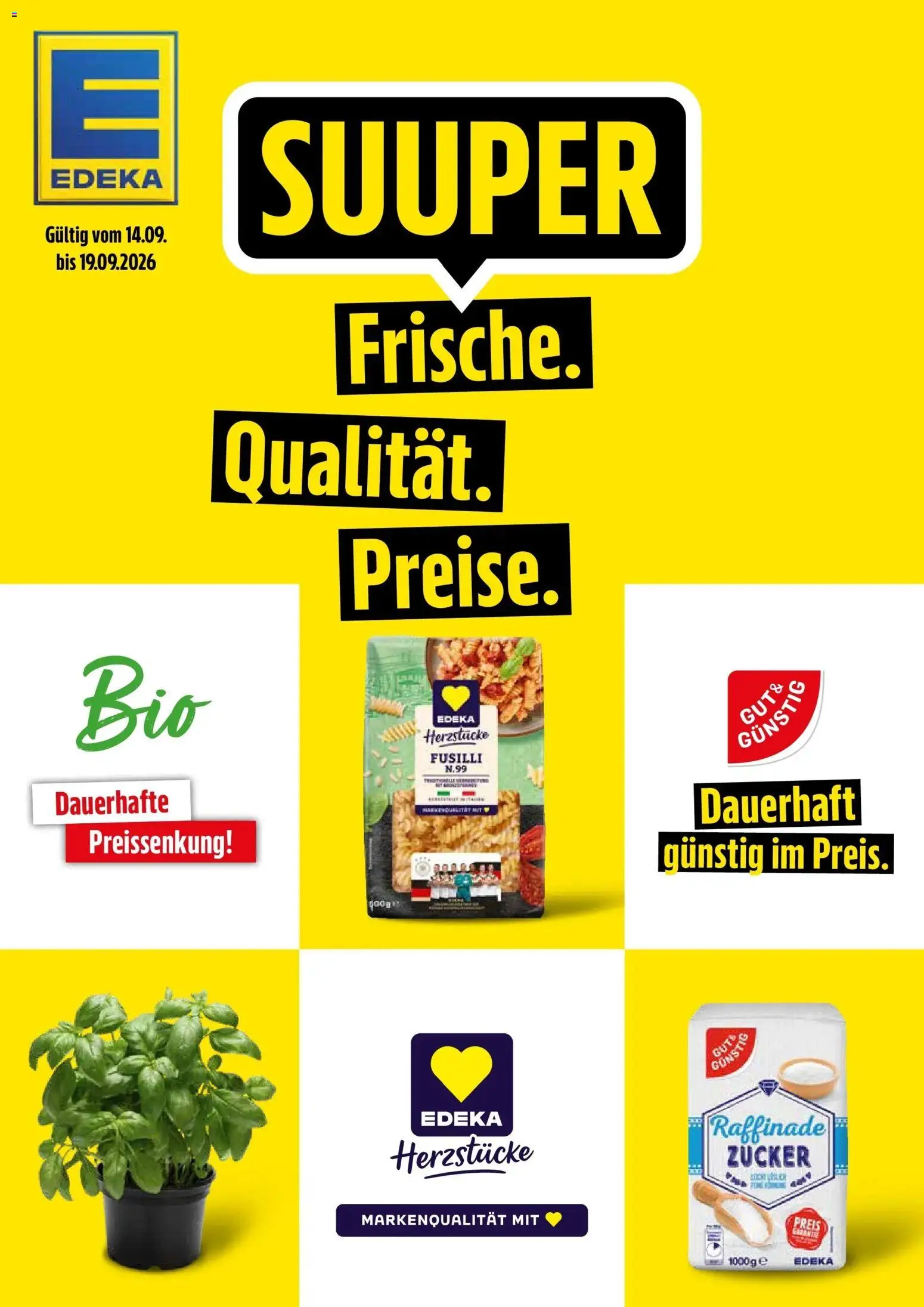 Edeka Prospekt Schleswig (ab 14.09.2026) » Angebote Online | Seite: 1 | Produkte: Zucker