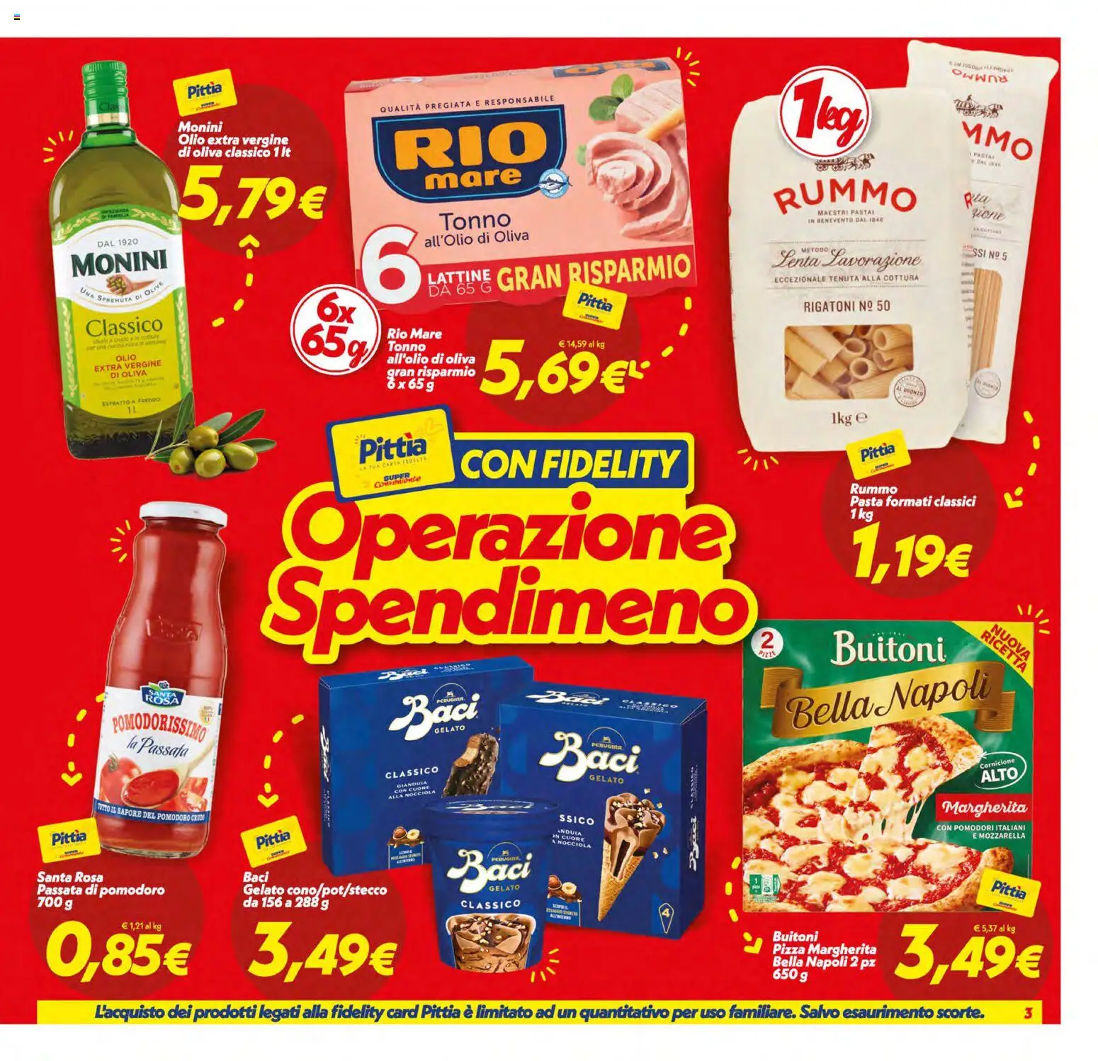Volantino SuperConveniente del 30/06/2026 | Pagina: 3 | Prodotti: Pomodoro, Olio, Pomodori, Olio extra vergine